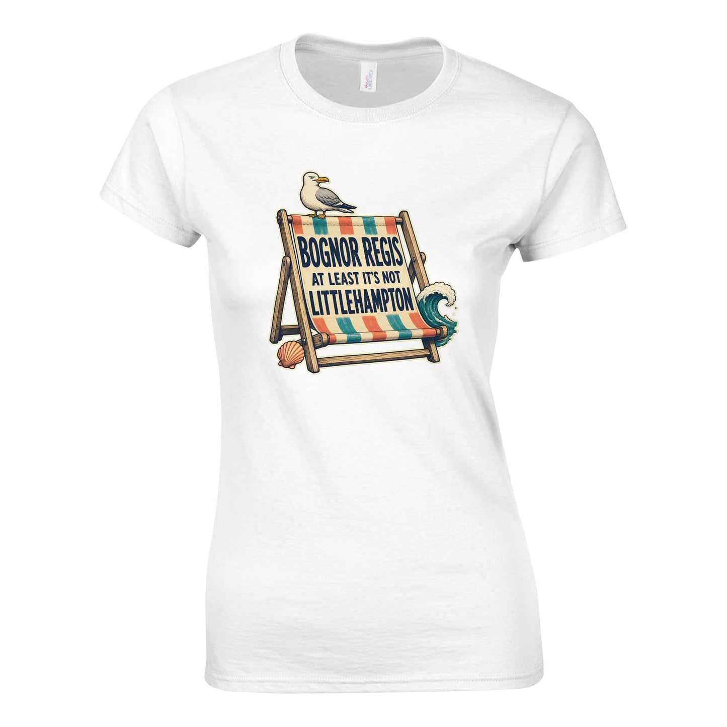 Bognor Regis — At Least It's Not Littlehampton Women's T-shirt — product view 1
