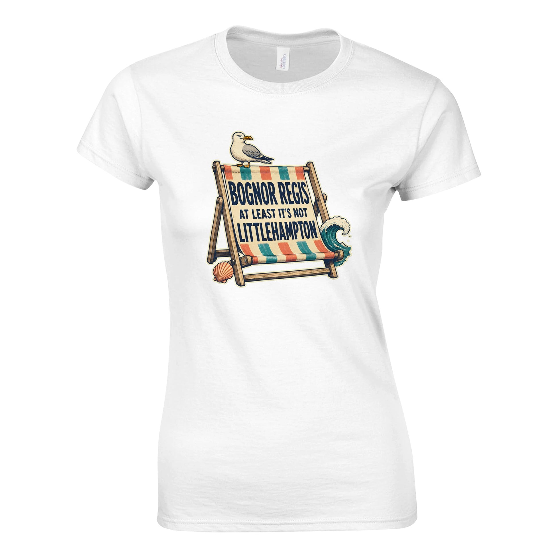 Bognor Regis — At Least It's Not Littlehampton Women's T-shirt — product view 1