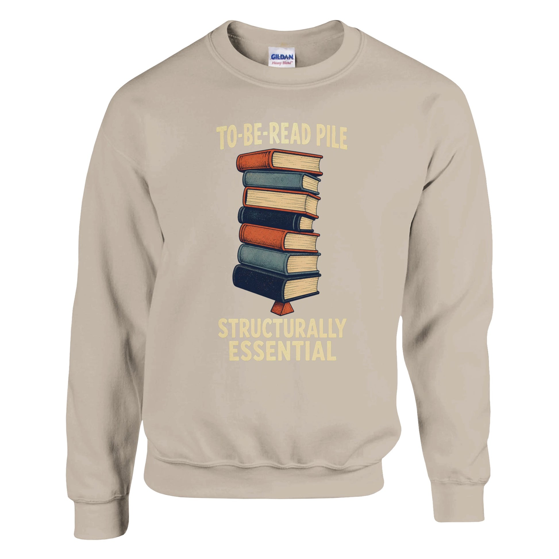 To-Be-Read Pile: Structurally Essential Book Graphic Sweatshirt — product view 6