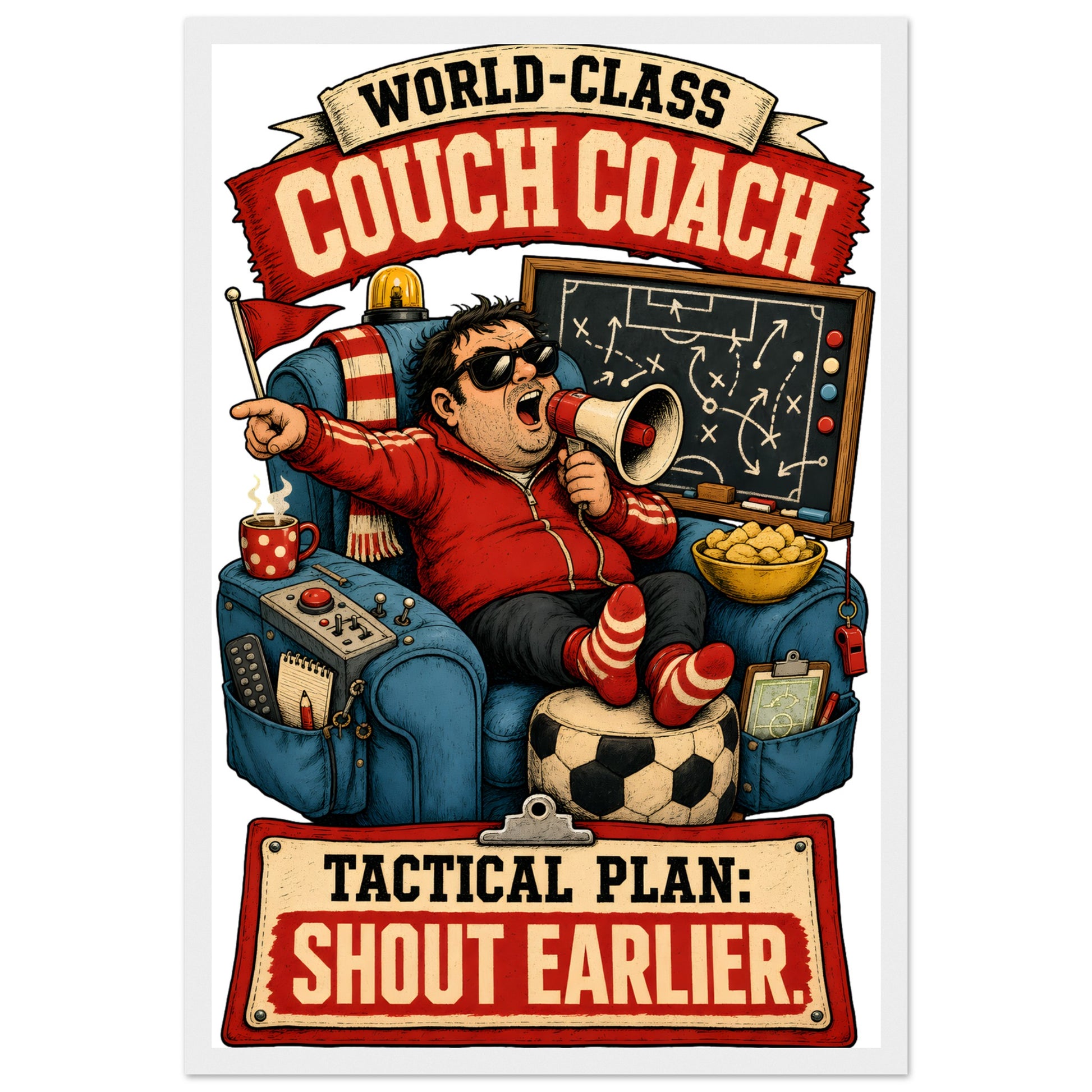 World-Class Couch Coach Framed Wall Art — product view 1