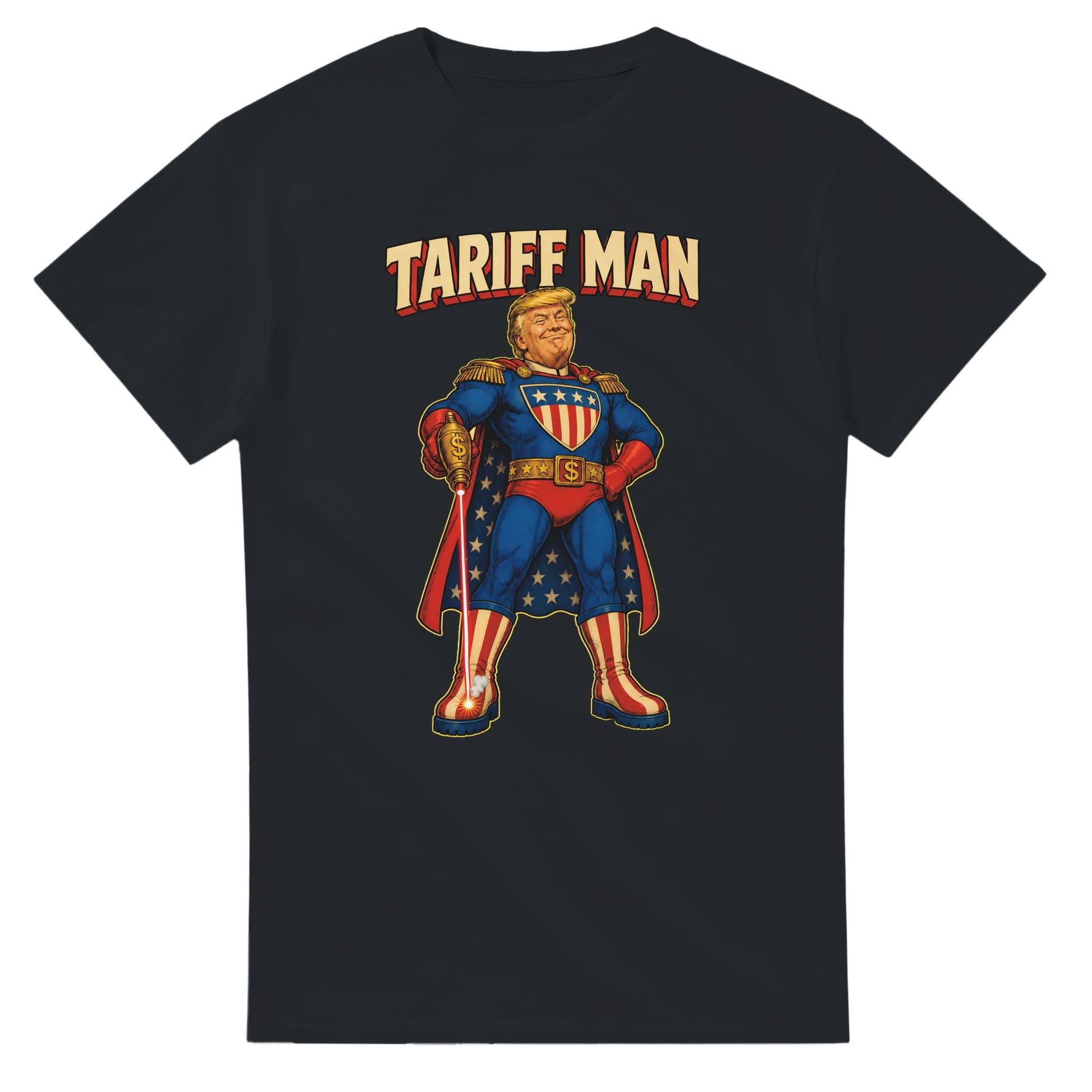 Tariff Man – Self-Shot Satire T-shirt — product view 10