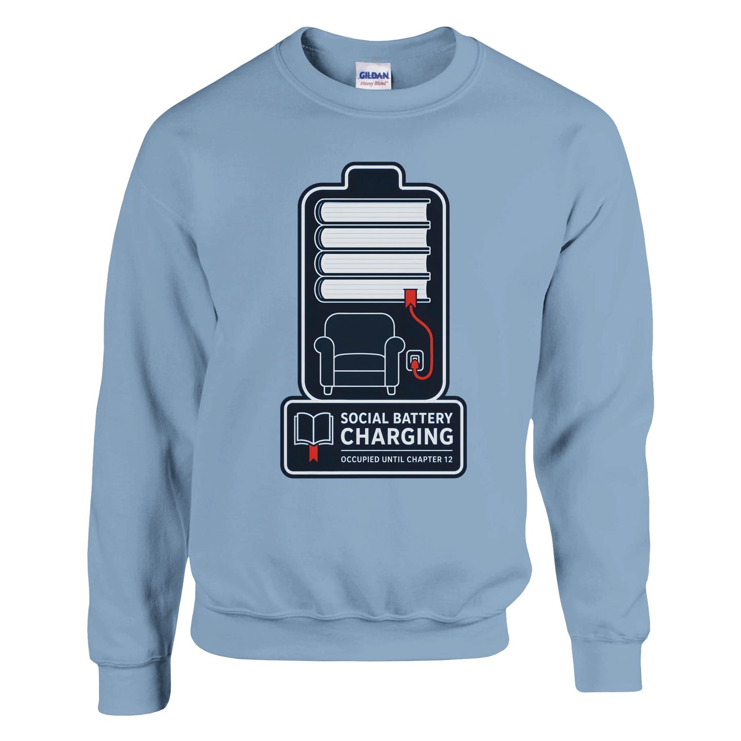 Social Battery Charging Sweatshirt — product view 15