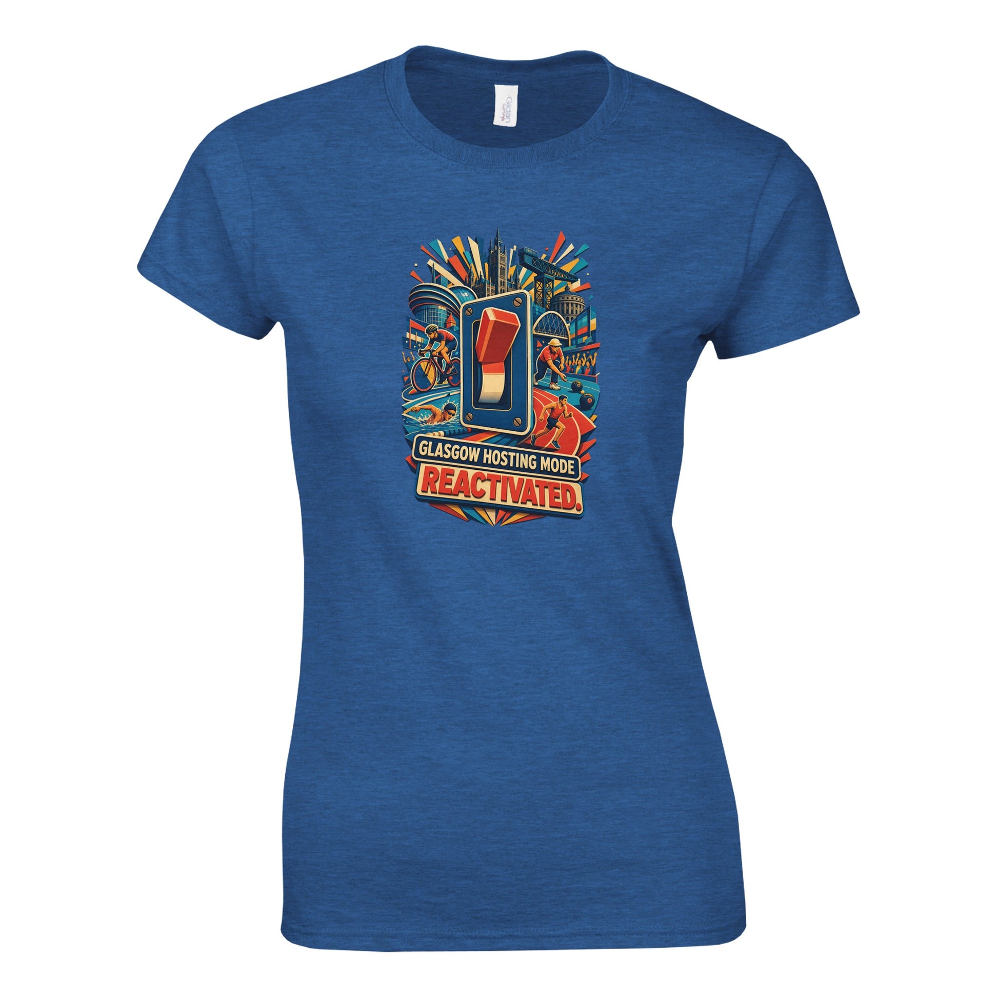 Glasgow Hosting Mode — Reactivated Women's T-shirt — product view 5