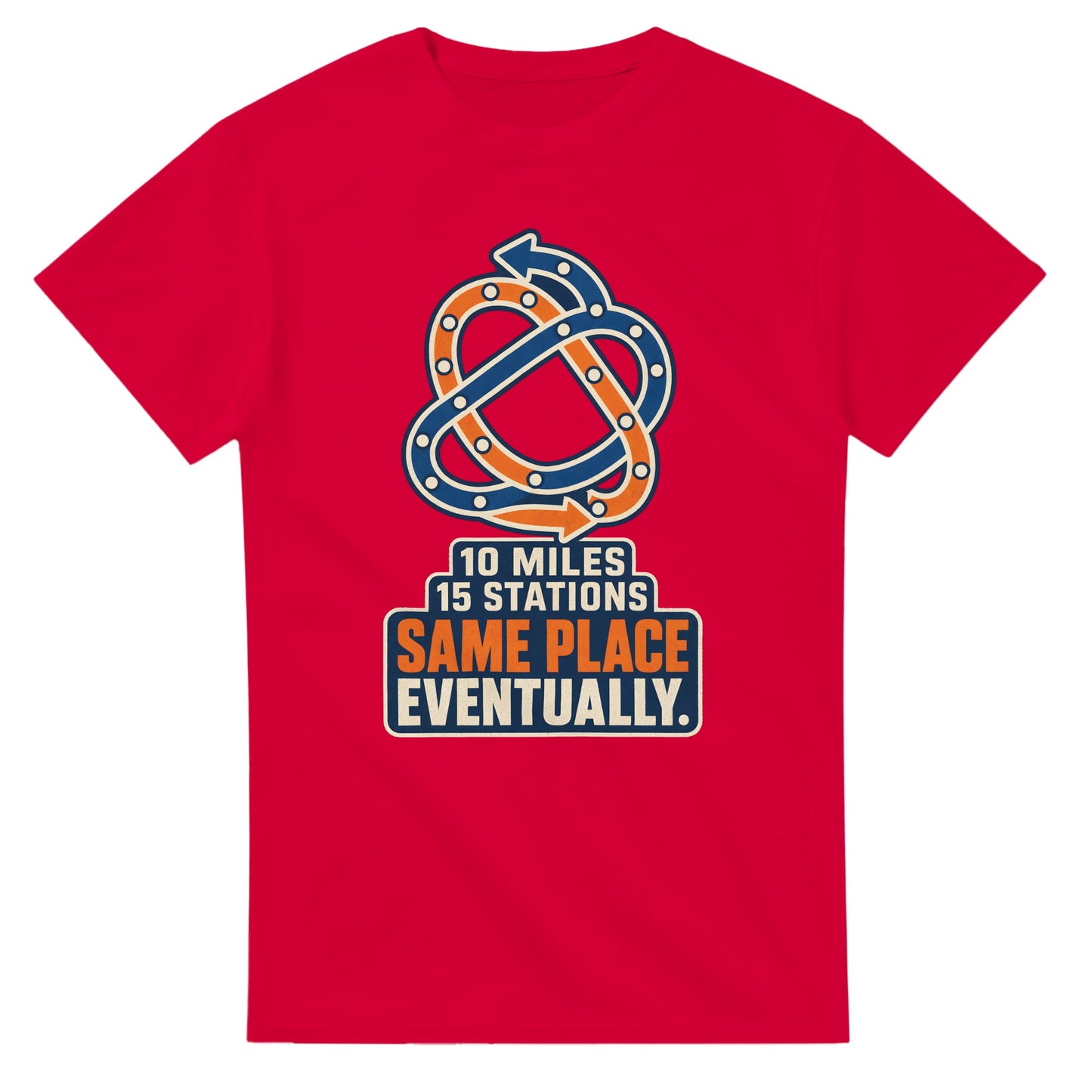 Glasgow Same Place Eventually T-shirt — product view 9