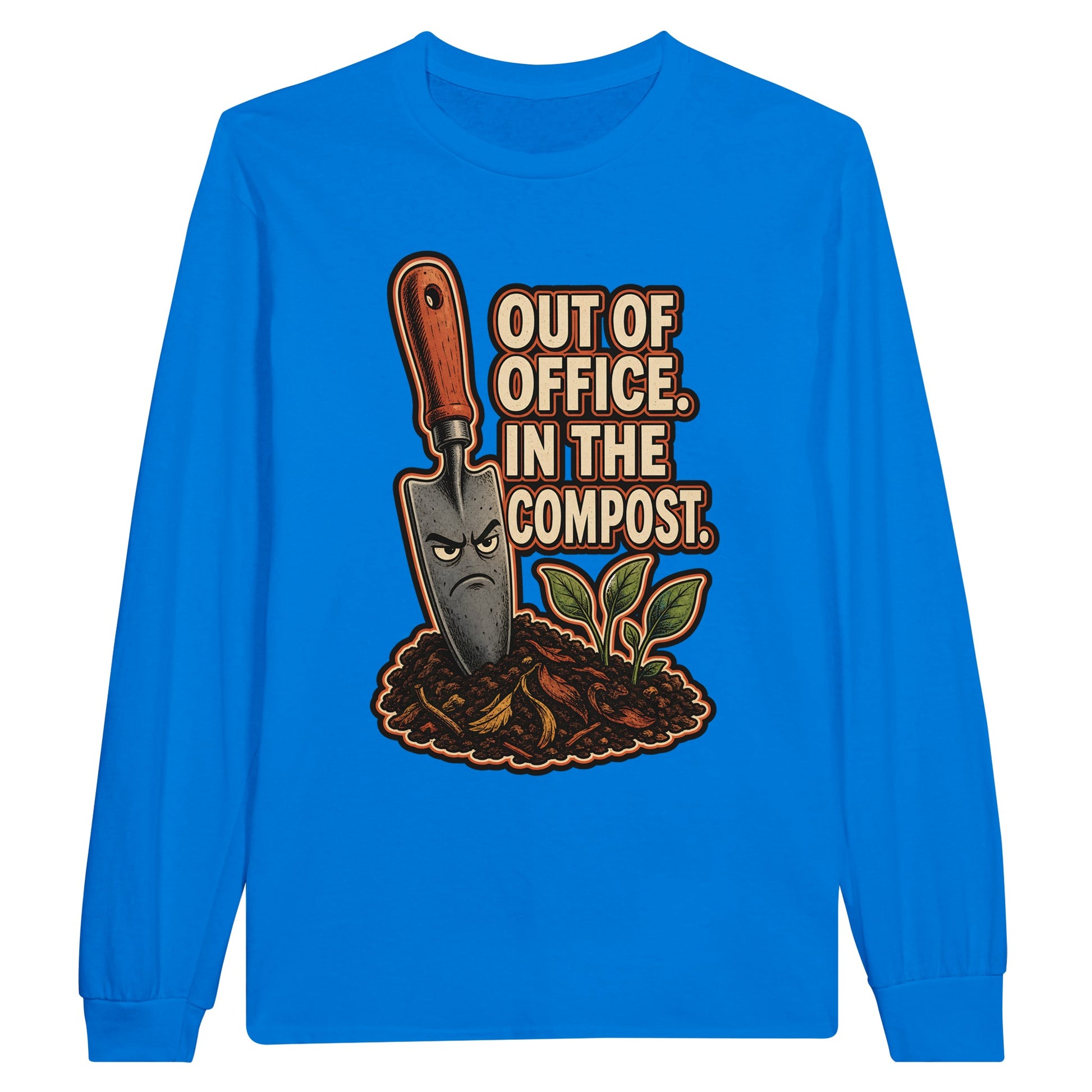 Out of Office, In the Compost Long-Sleeve T-shirt — product view 3