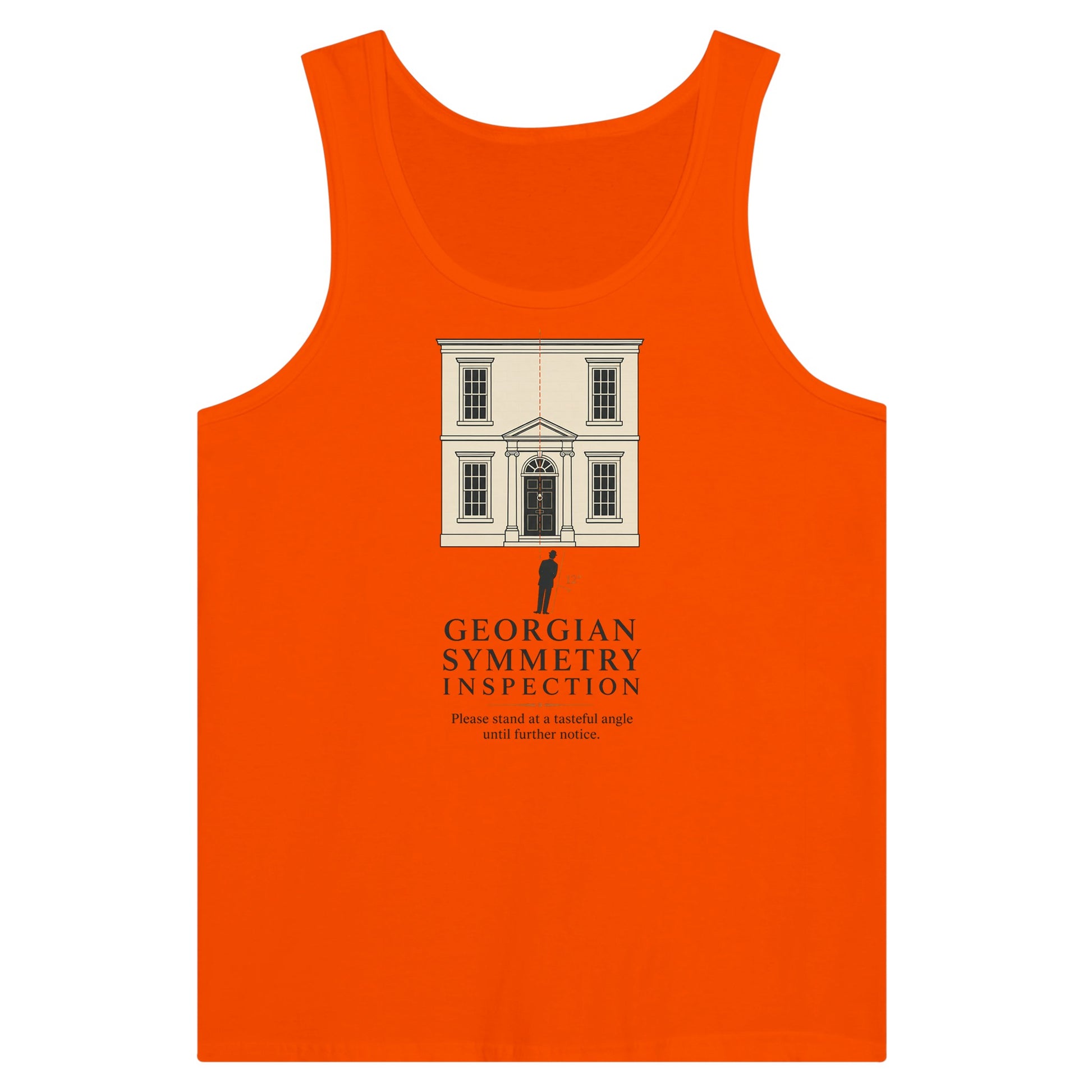 Georgian Symmetry Inspection — Bath Premium Unisex Tank Top — product view 7
