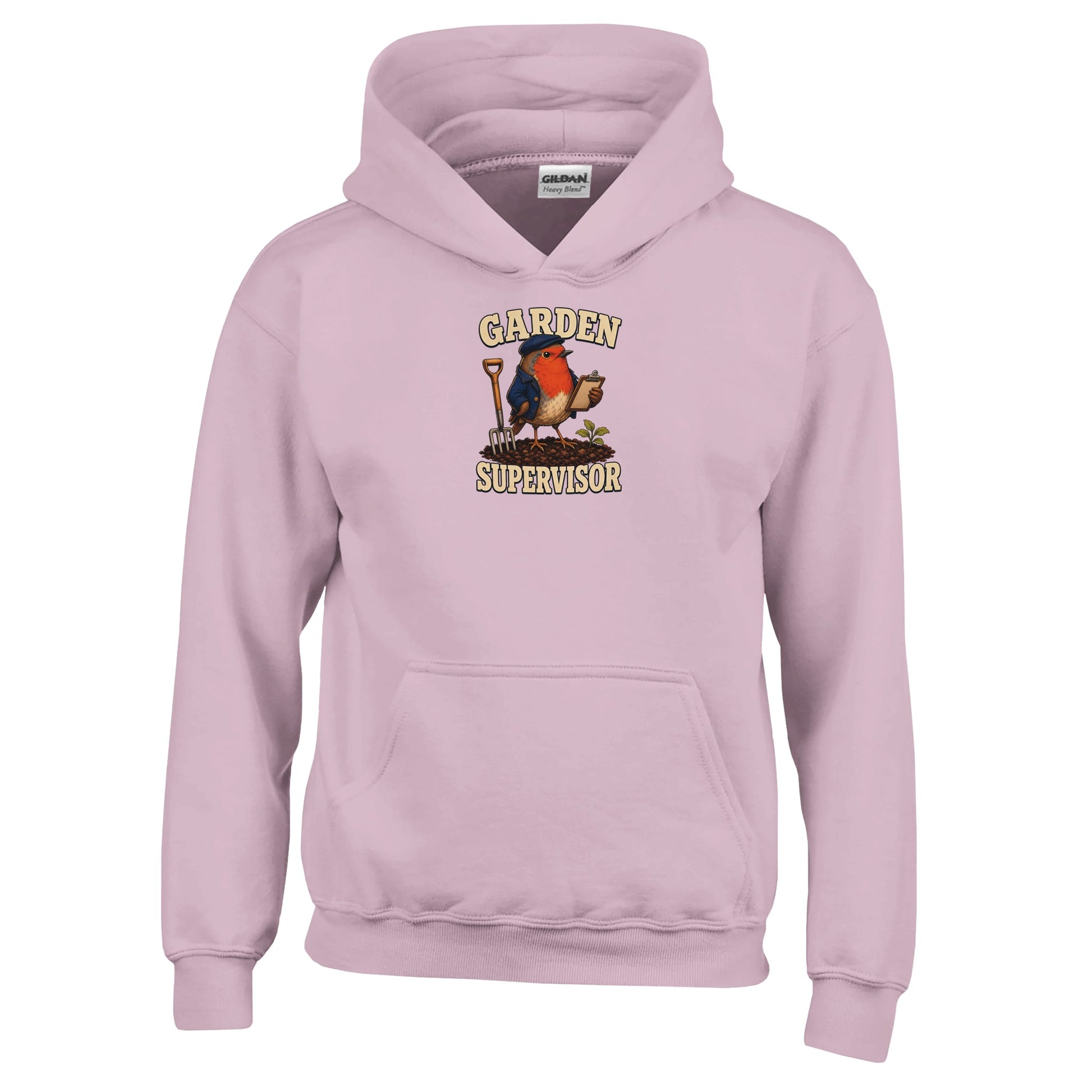 Garden Supervisor Robin Kids' Hoodie — product view 5