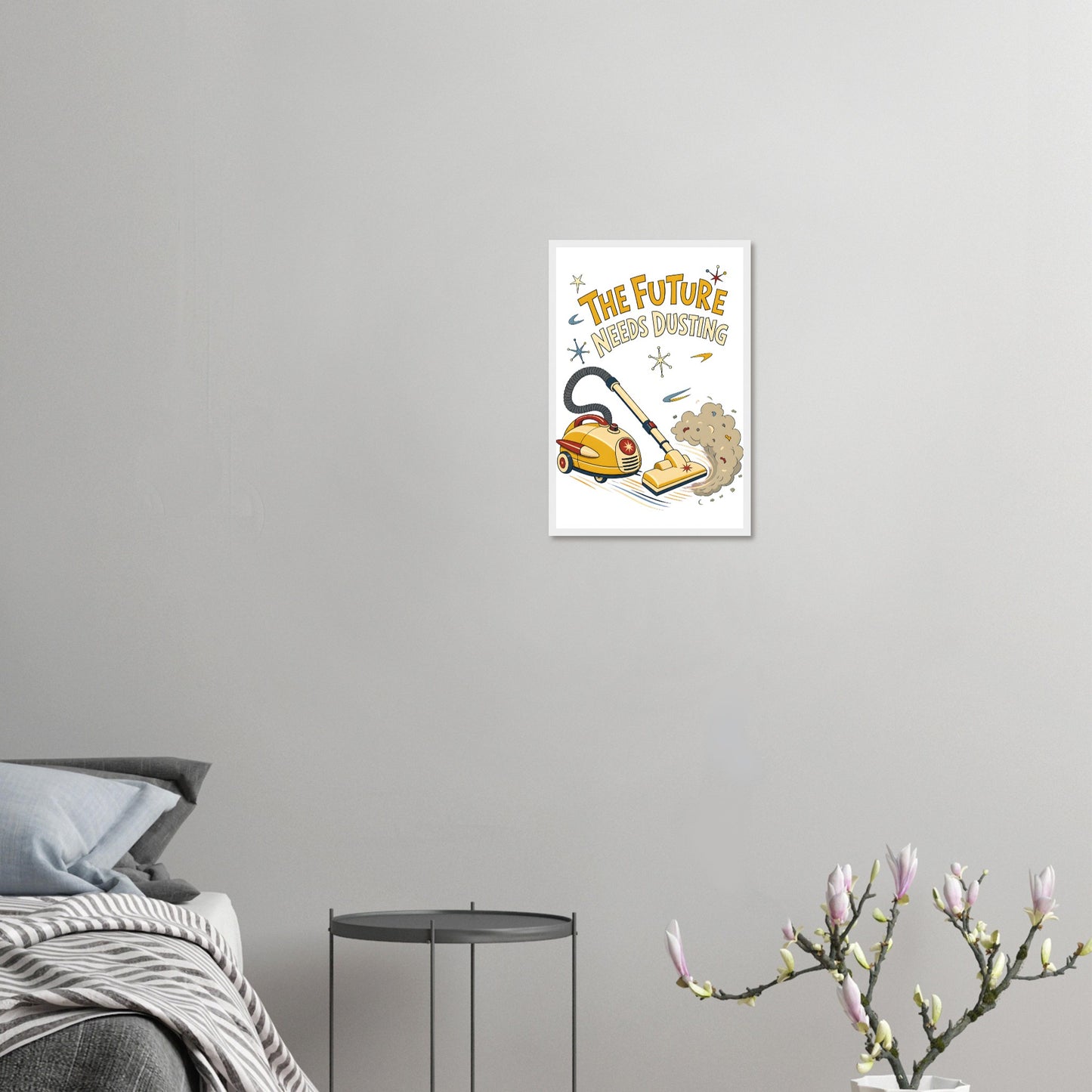 The Future Needs Dusting Framed Wall Art — product view 10