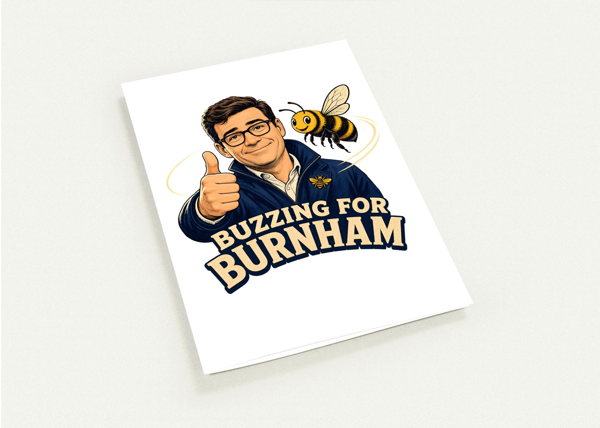 Buzzing for Burnham Greeting Card Pack — product view 4