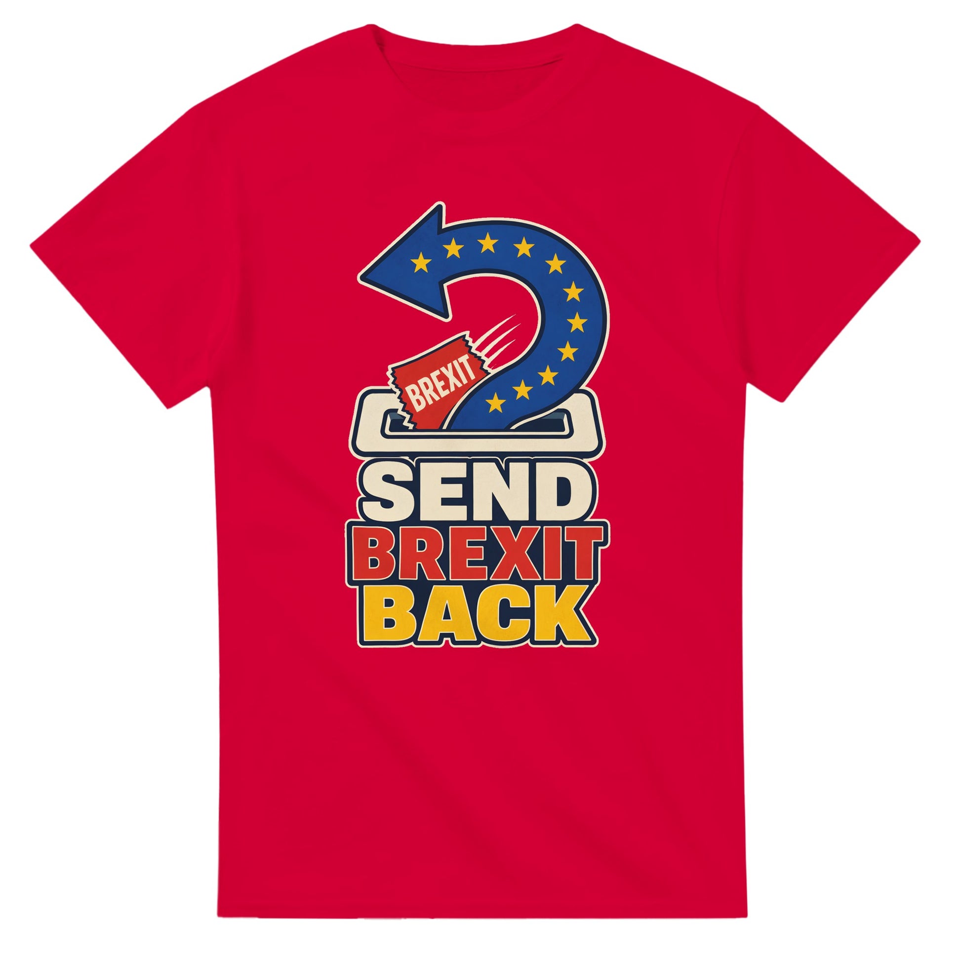 Send Brexit Back Pro-EU Graphic T-shirt — product view 9