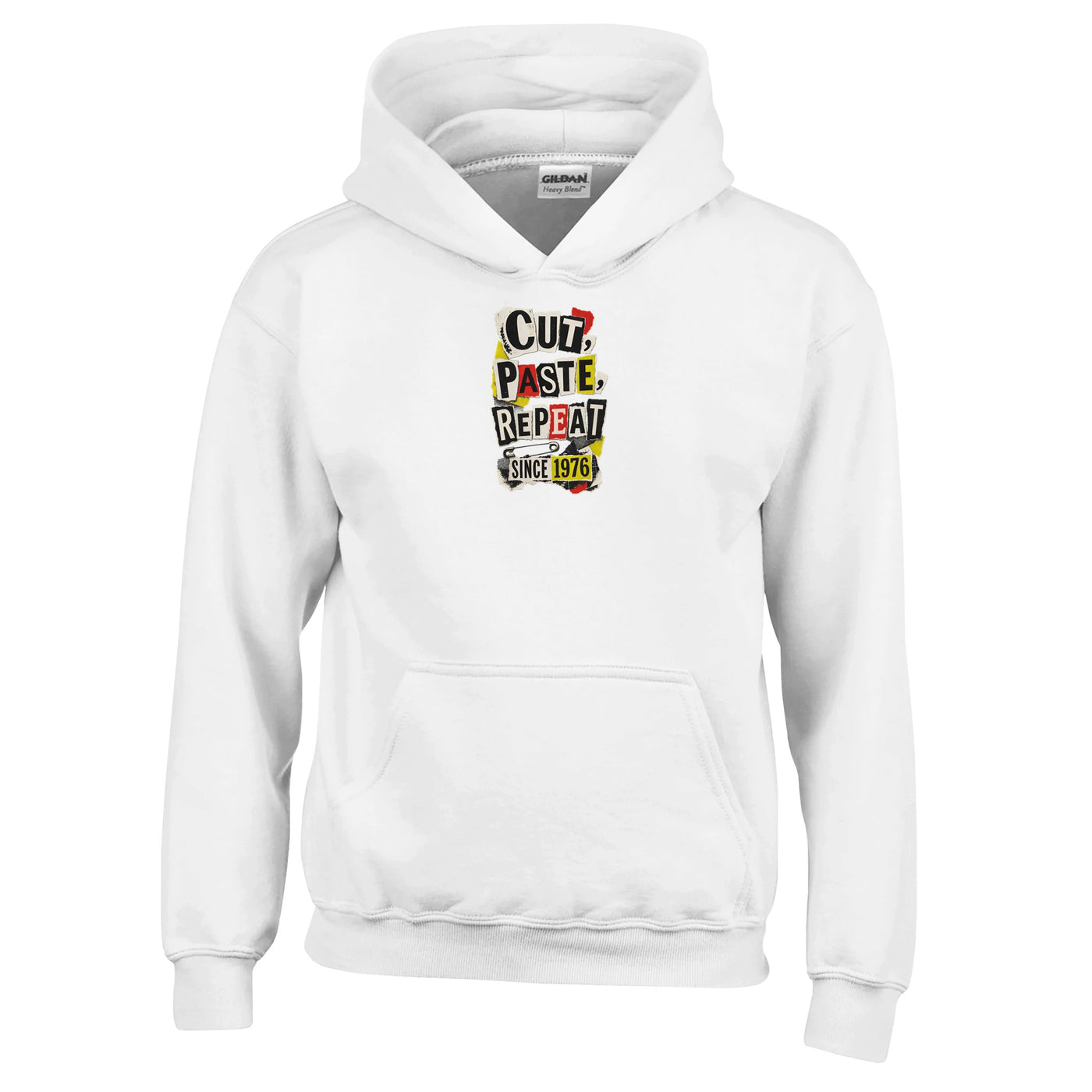 Cut, Paste, Repeat Since 1976 Kids' Hoodie