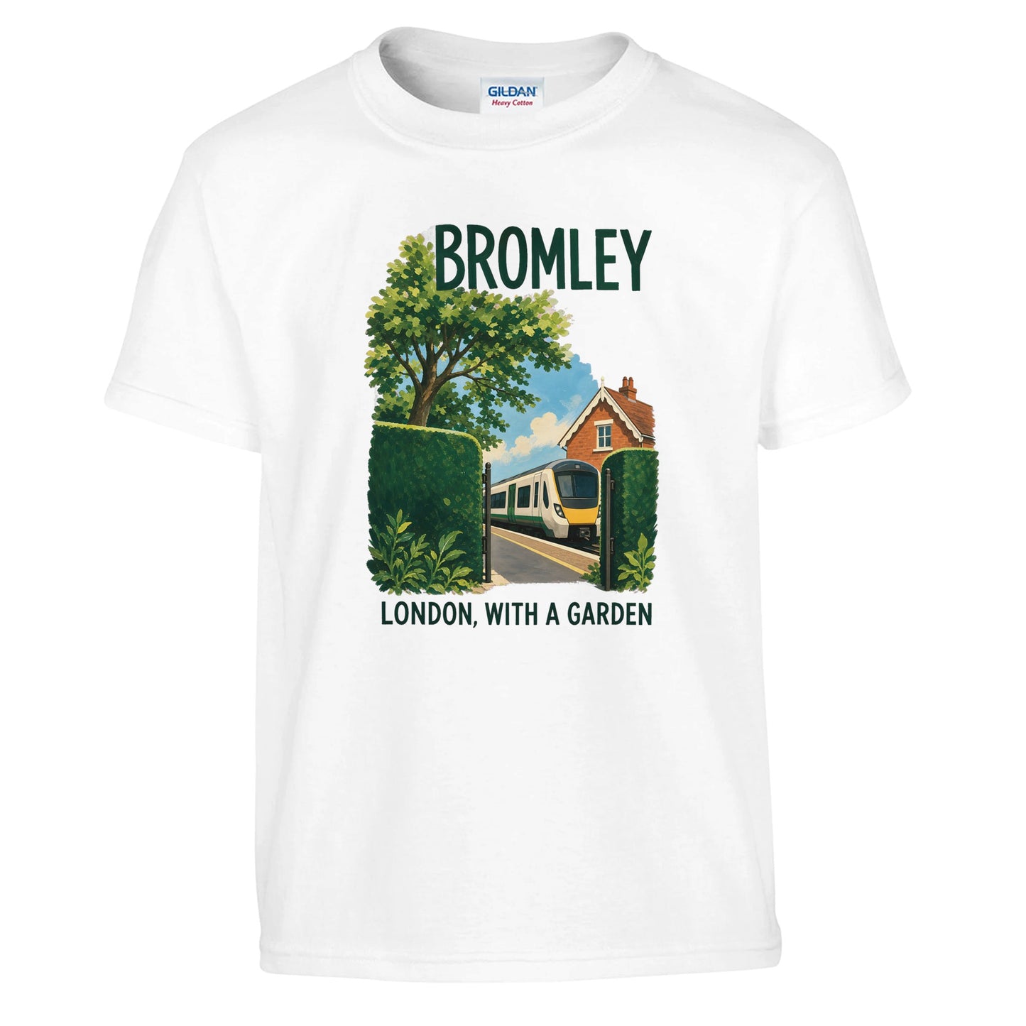 Bromley: London with a Garden Kids' T-shirt — product view 1