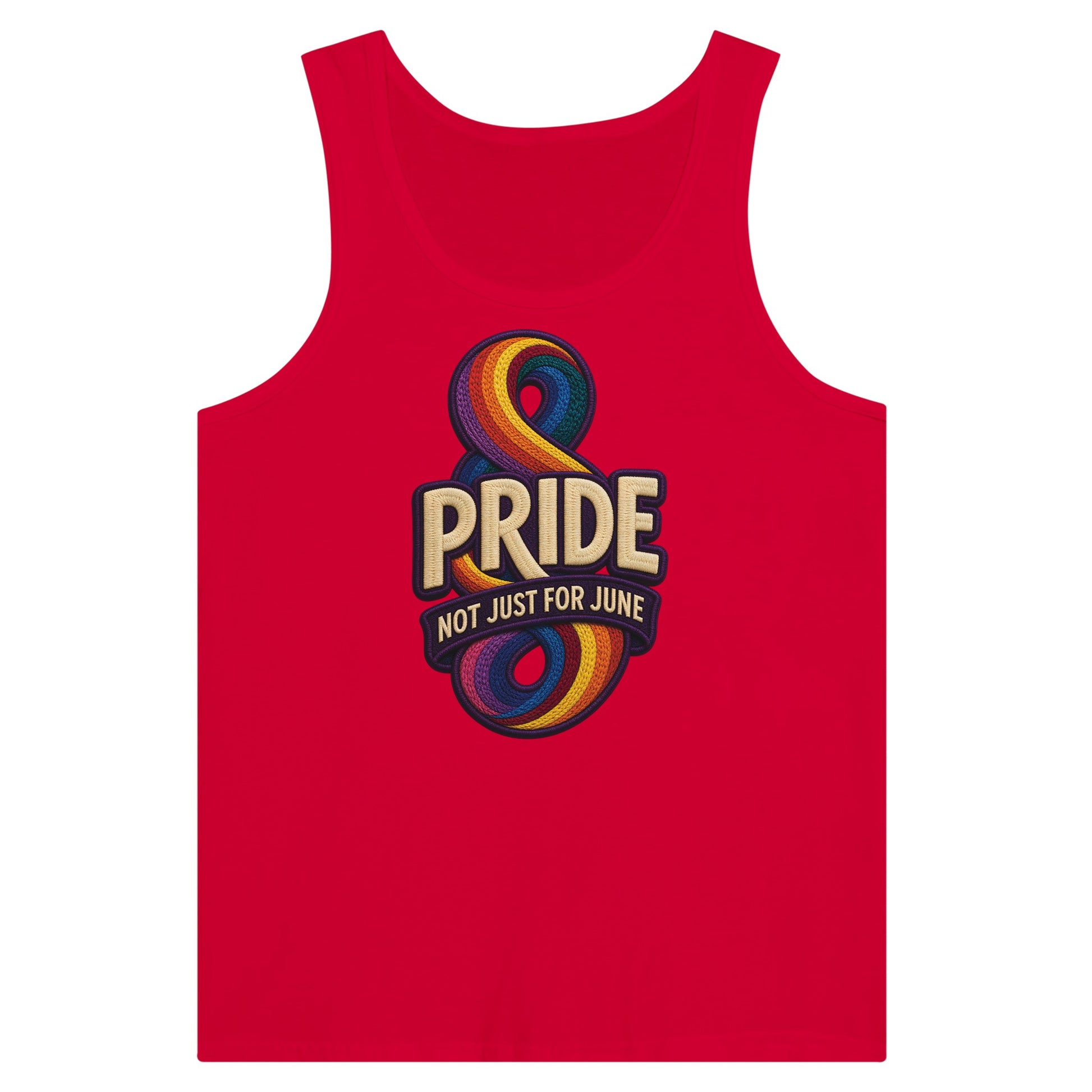 Pride: Not Just for June Premium Unisex Tank Top — product view 12