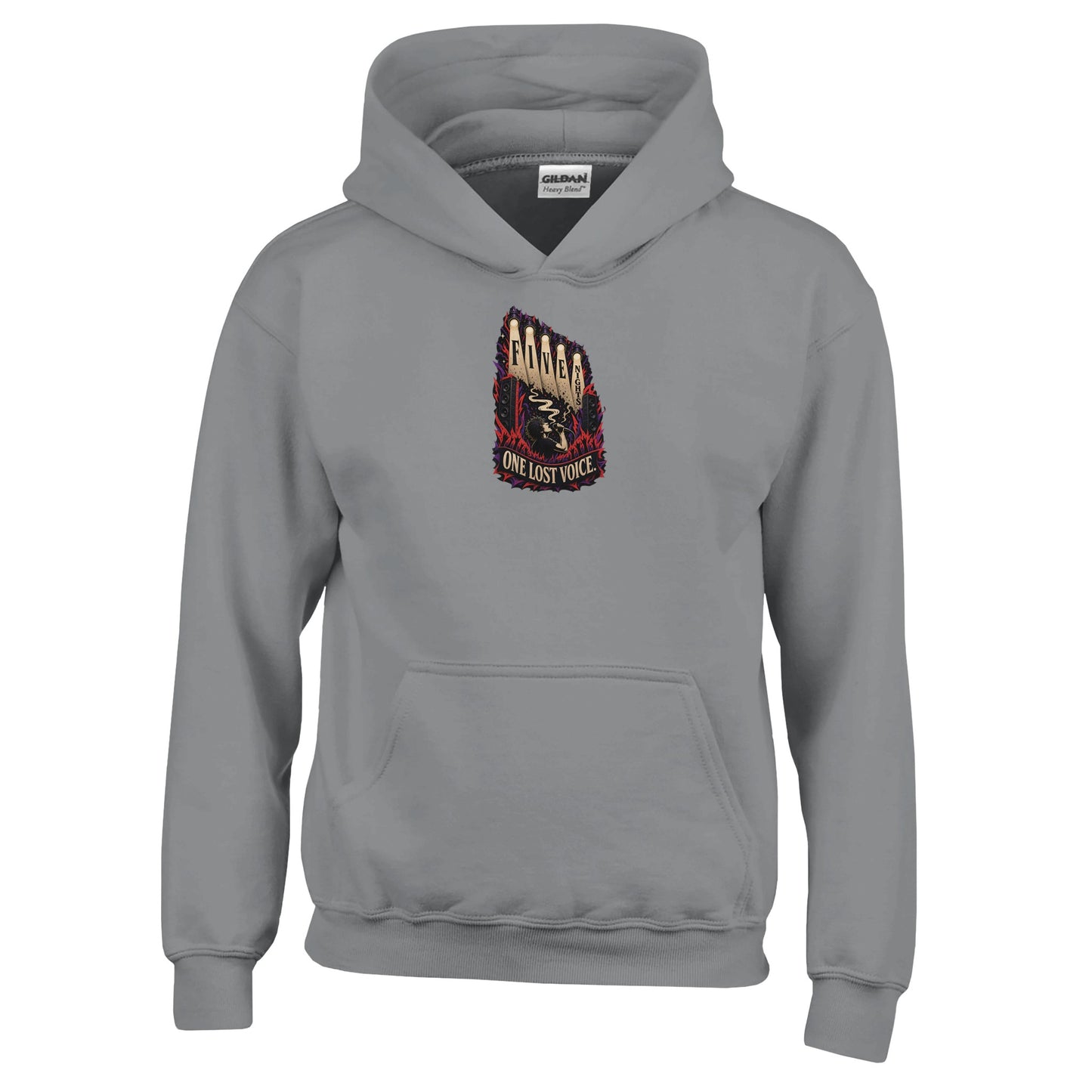 Five Nights, One Lost Voice Kids' Hoodie — product view 13