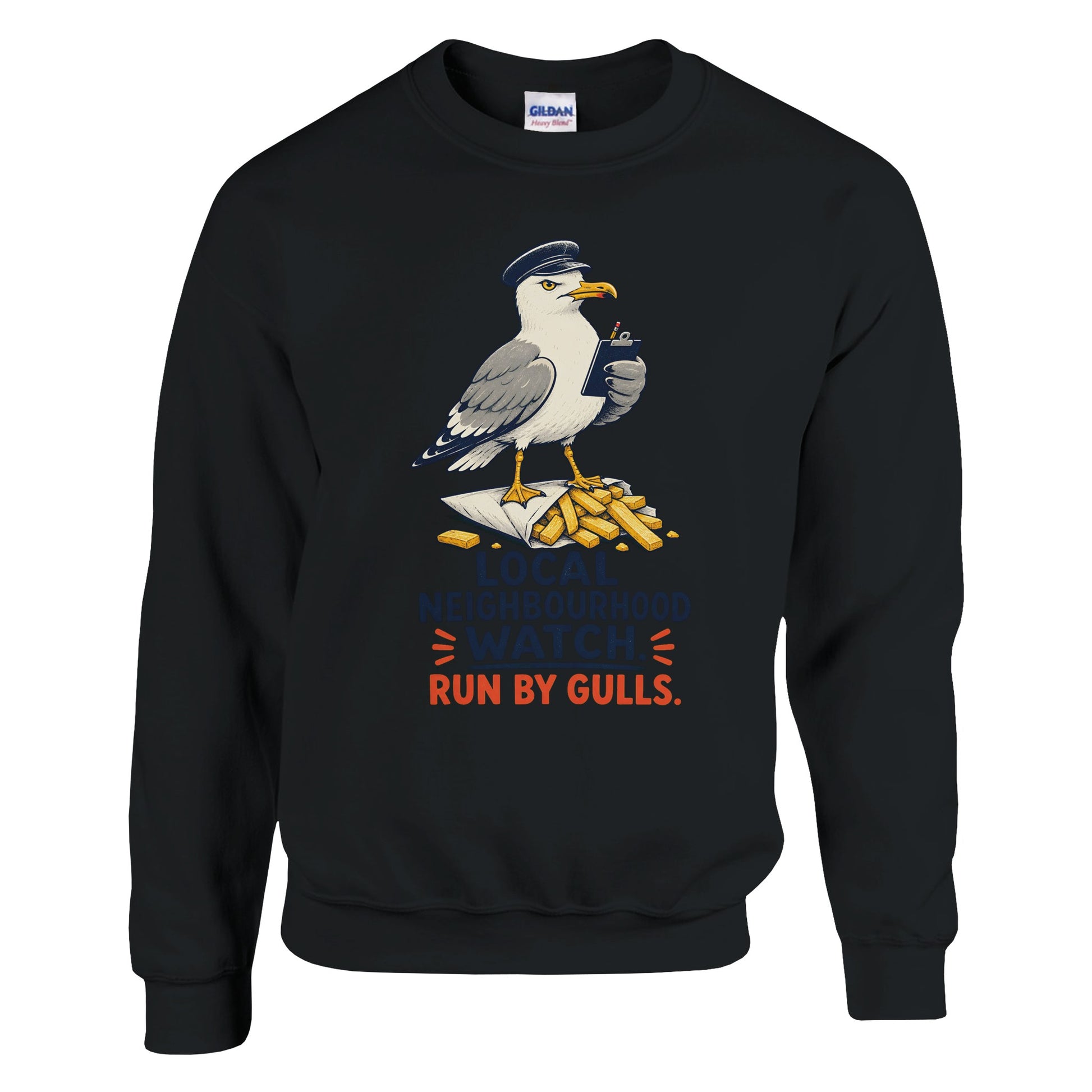 Local Neighbourhood Watch: Run by Gulls Sweatshirt — product view 5