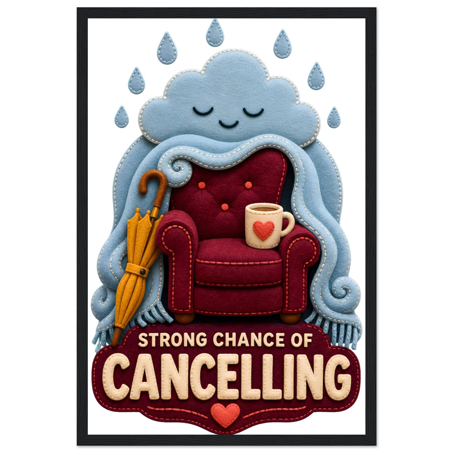 Strong Chance of Cancelling Framed Wall Art — product view 6