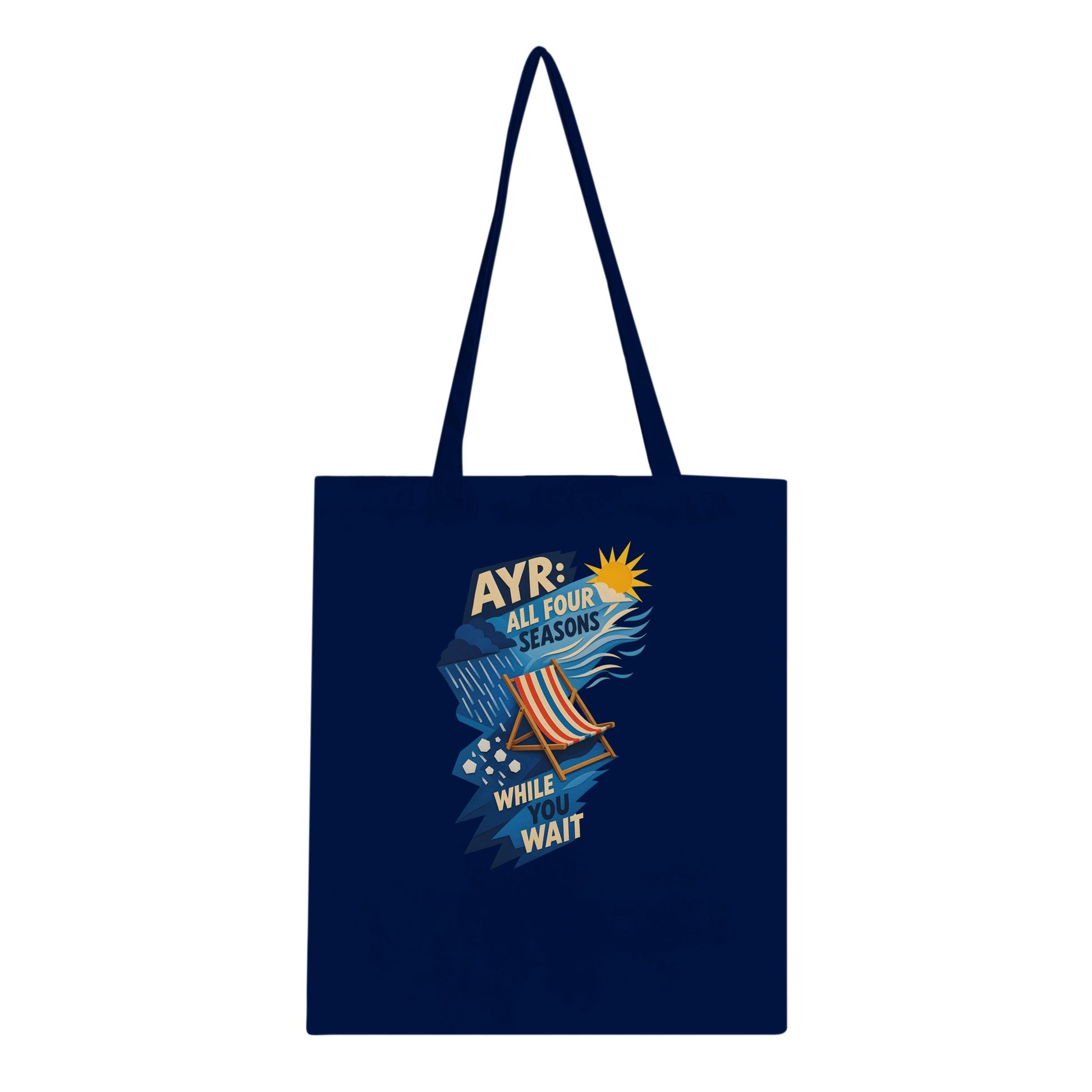Ayr: All Four Seasons While You Wait Tote Bag — product view 3