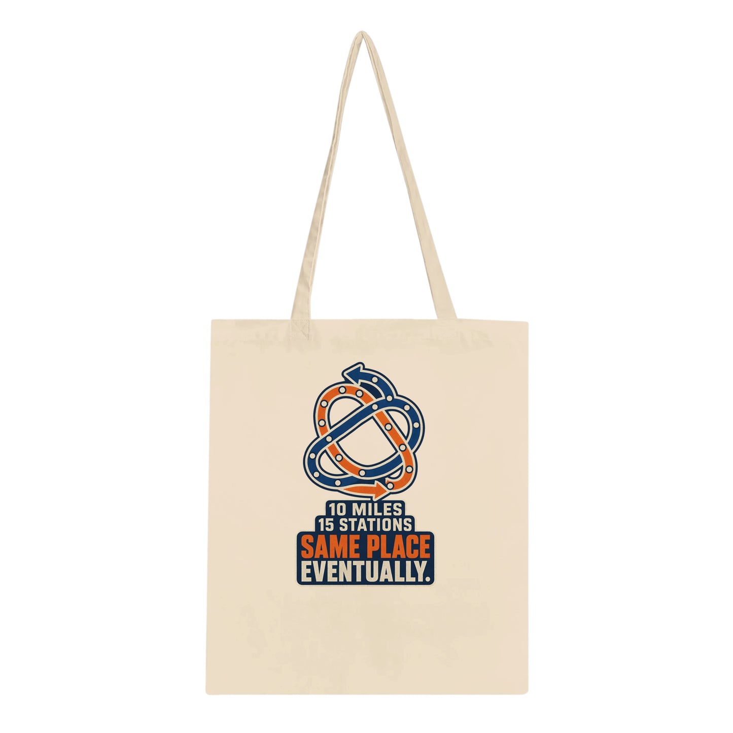 Glasgow Same Place Eventually Tote Bag — product view 1