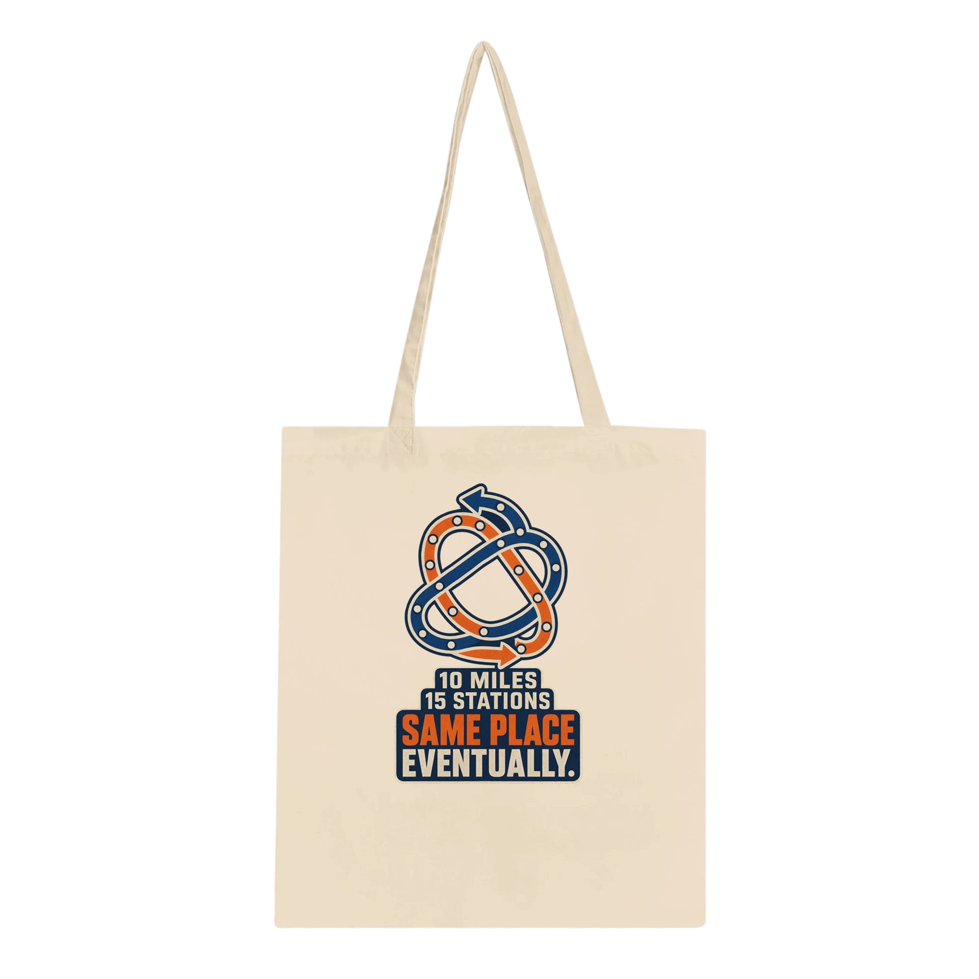 Glasgow Same Place Eventually Tote Bag — product view 2