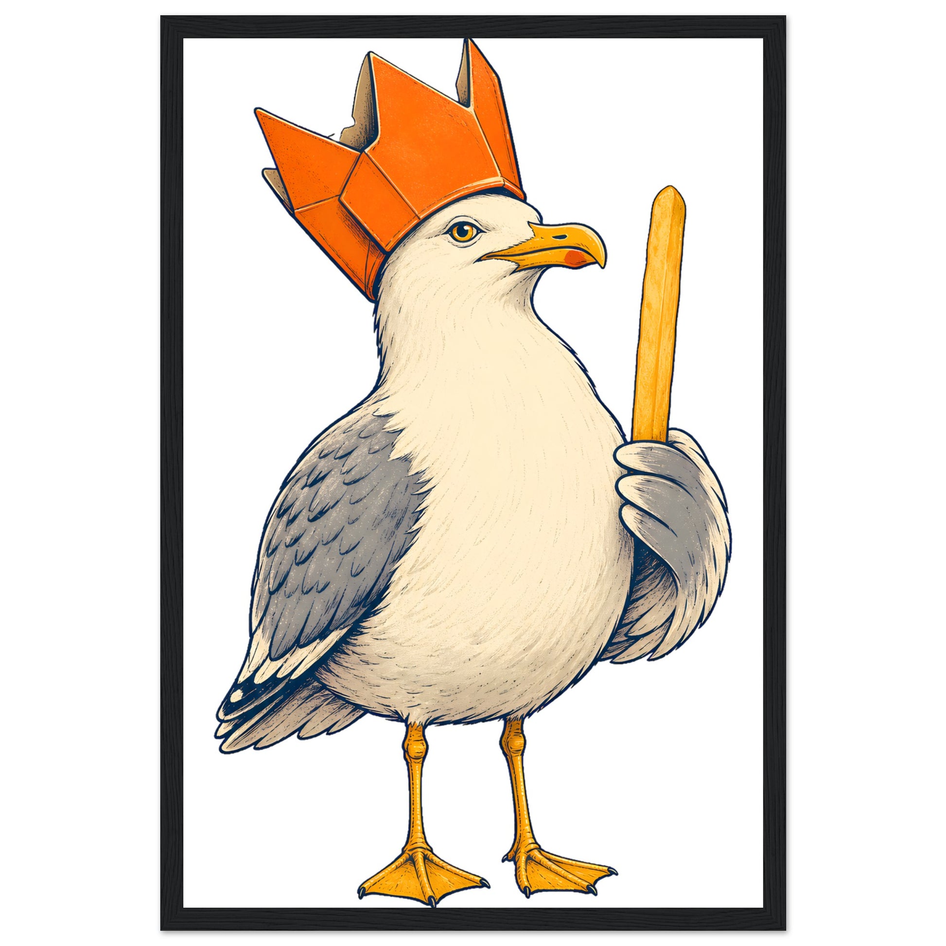 The Chip Crown Gull Framed Wall Art — product view 6