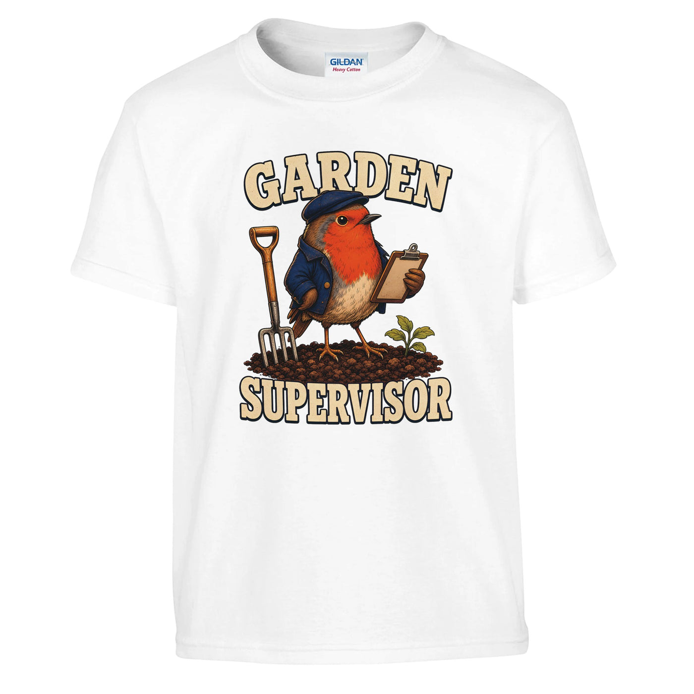Garden Supervisor Robin Kids' T-shirt