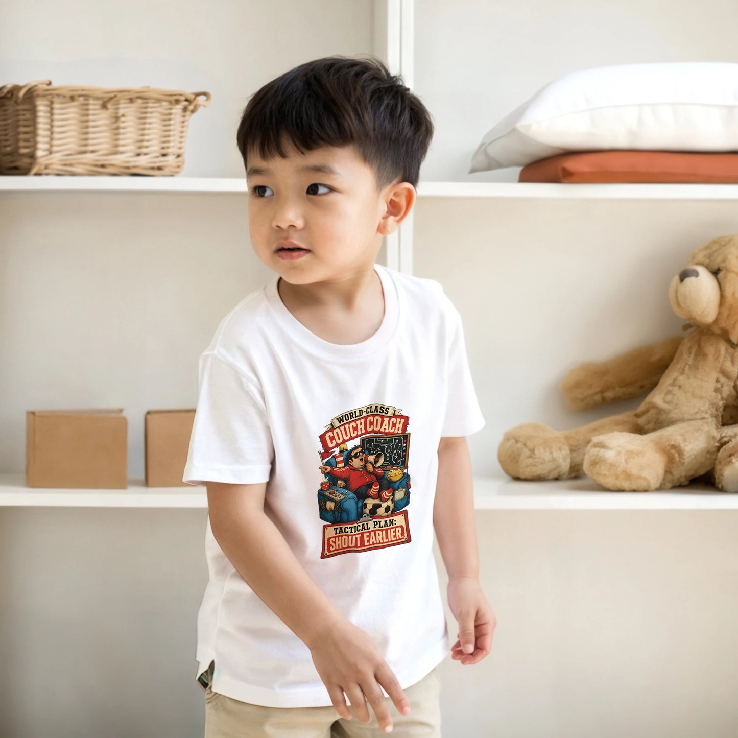 World-Class Couch Coach Kids' T-shirt — product view 17