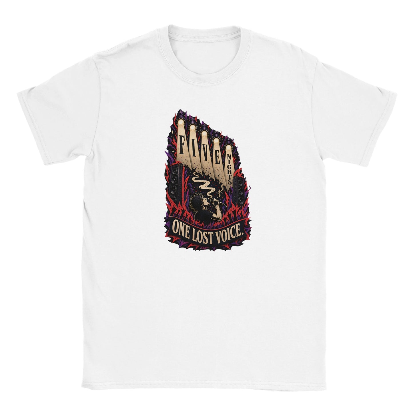 Five Nights, One Lost Voice Kids' T-shirt — product view 15