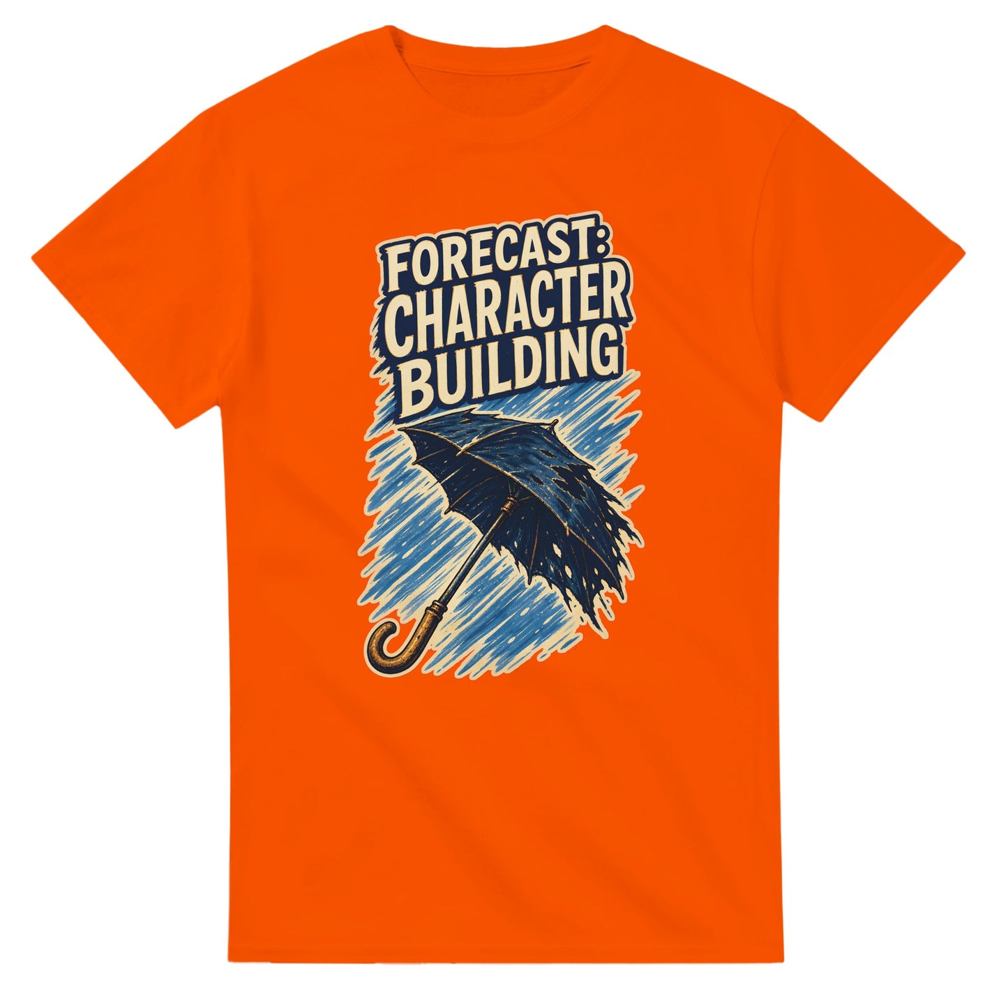 Forecast: Character Building – British Weather T-Shirt & Print — product view 7