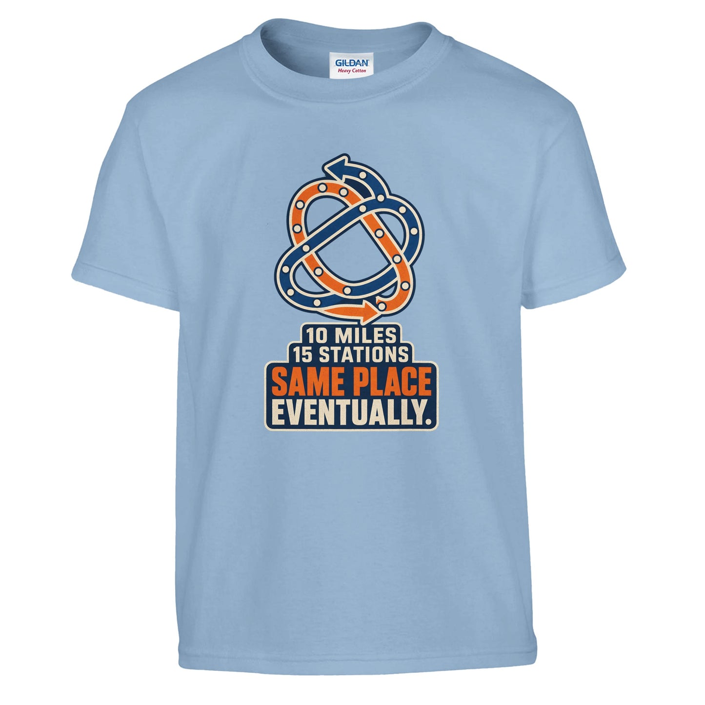 Glasgow Same Place Eventually Kids' T-shirt — product view 3