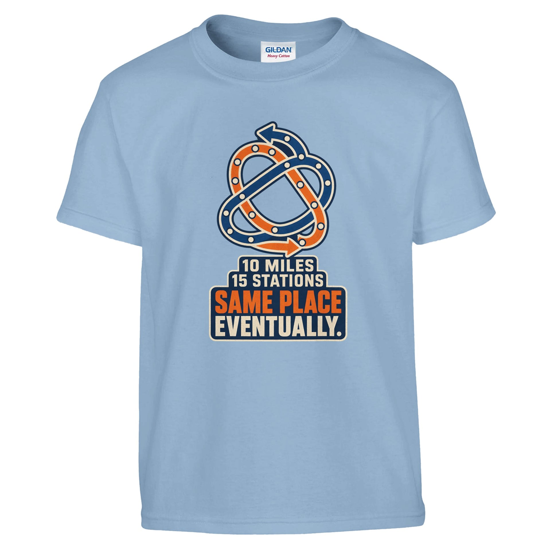 Glasgow Same Place Eventually Kids' T-shirt — product view 3