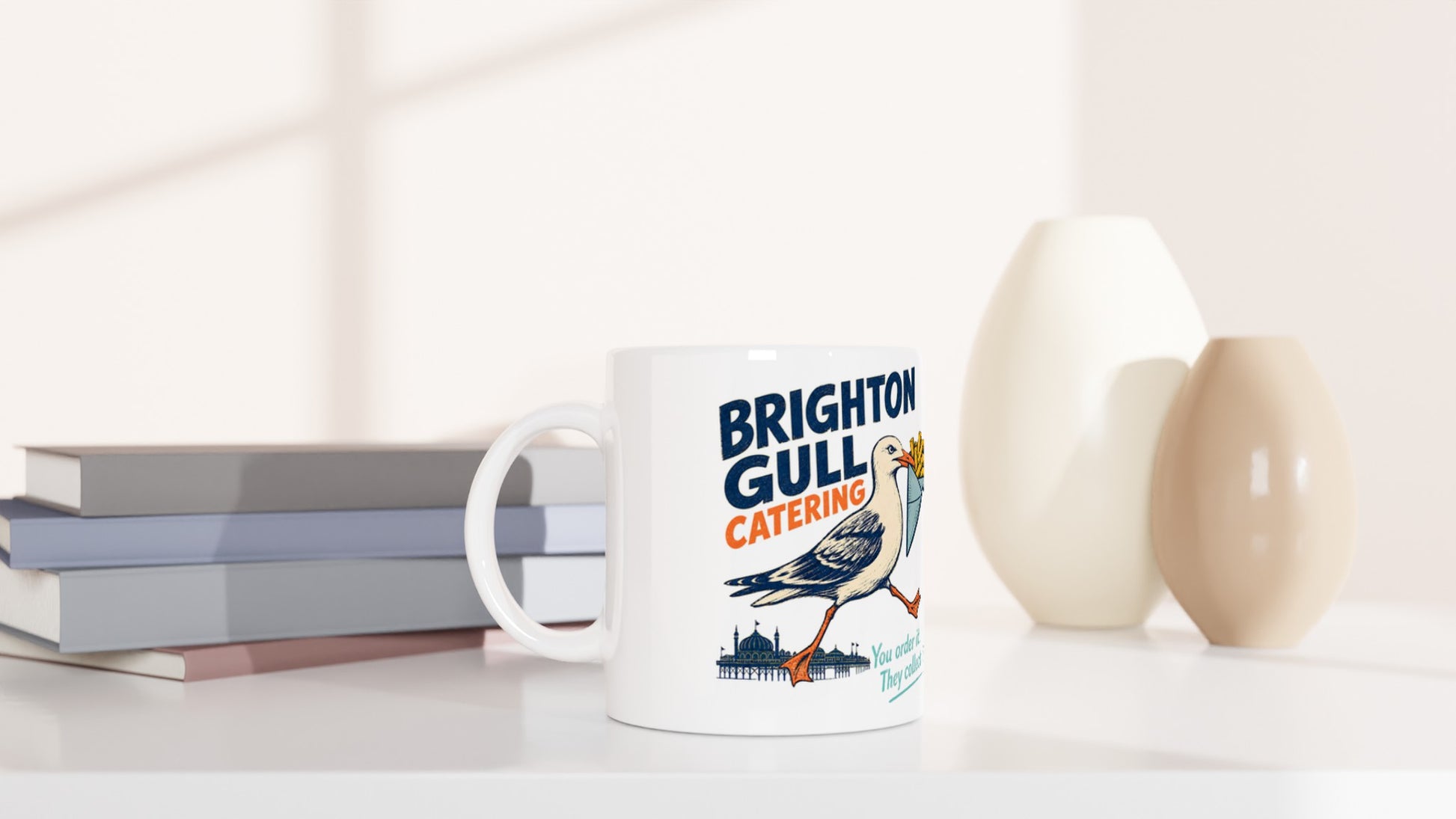 Brighton Gull Catering - You Order It, They Collect It Mug — product view 5