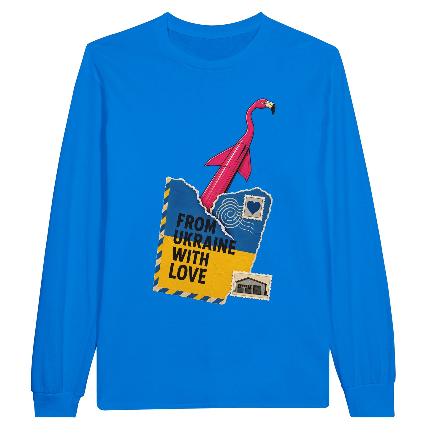 From Ukraine With Love Long-Sleeve T-shirt — product view 3