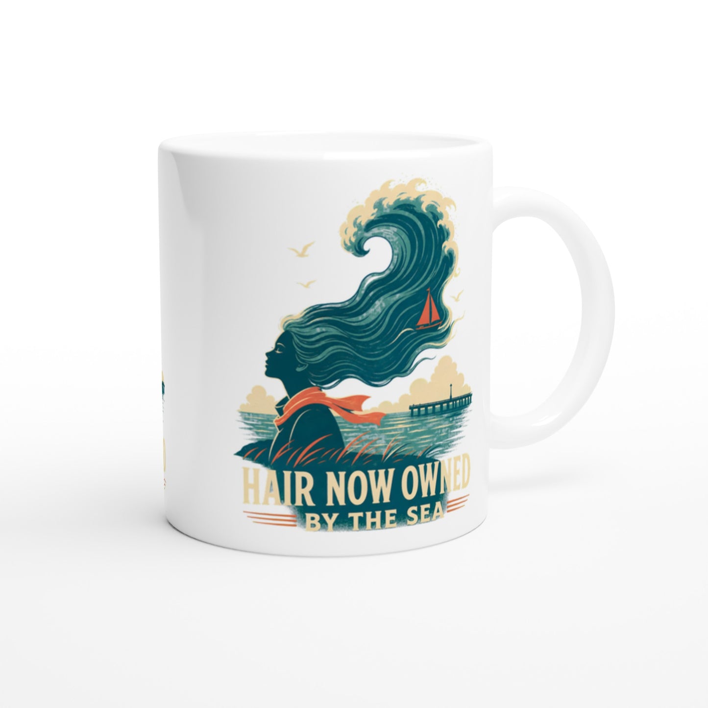 Hair Now Owned by the Sea Mug — product view 2