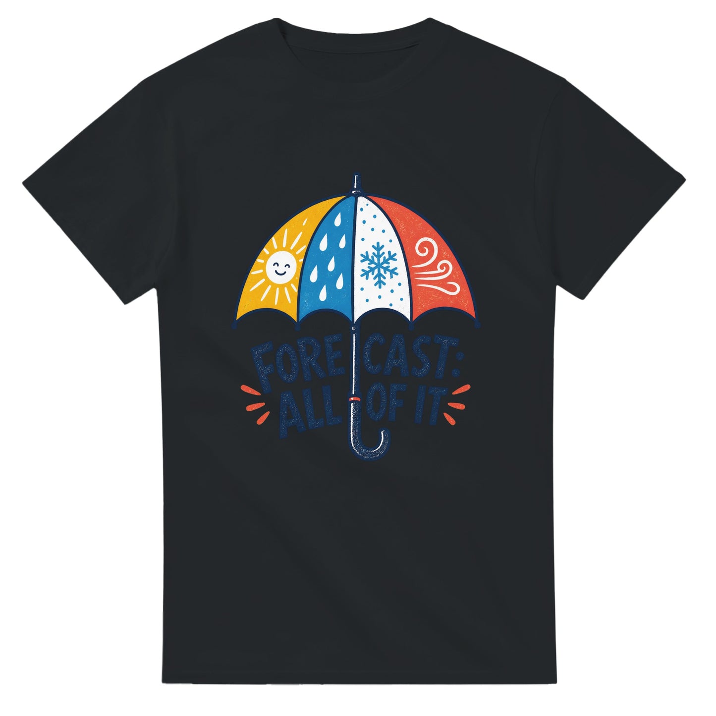 Forecast: All of It British Weather Graphic T-shirt — product view 10