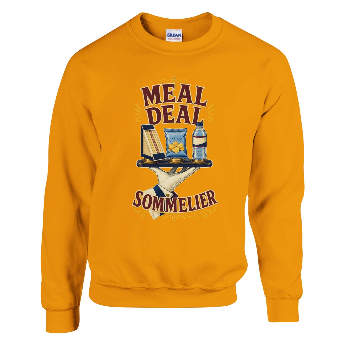 Meal Deal Sommelier British Lunch Design Sweatshirt — product view 2