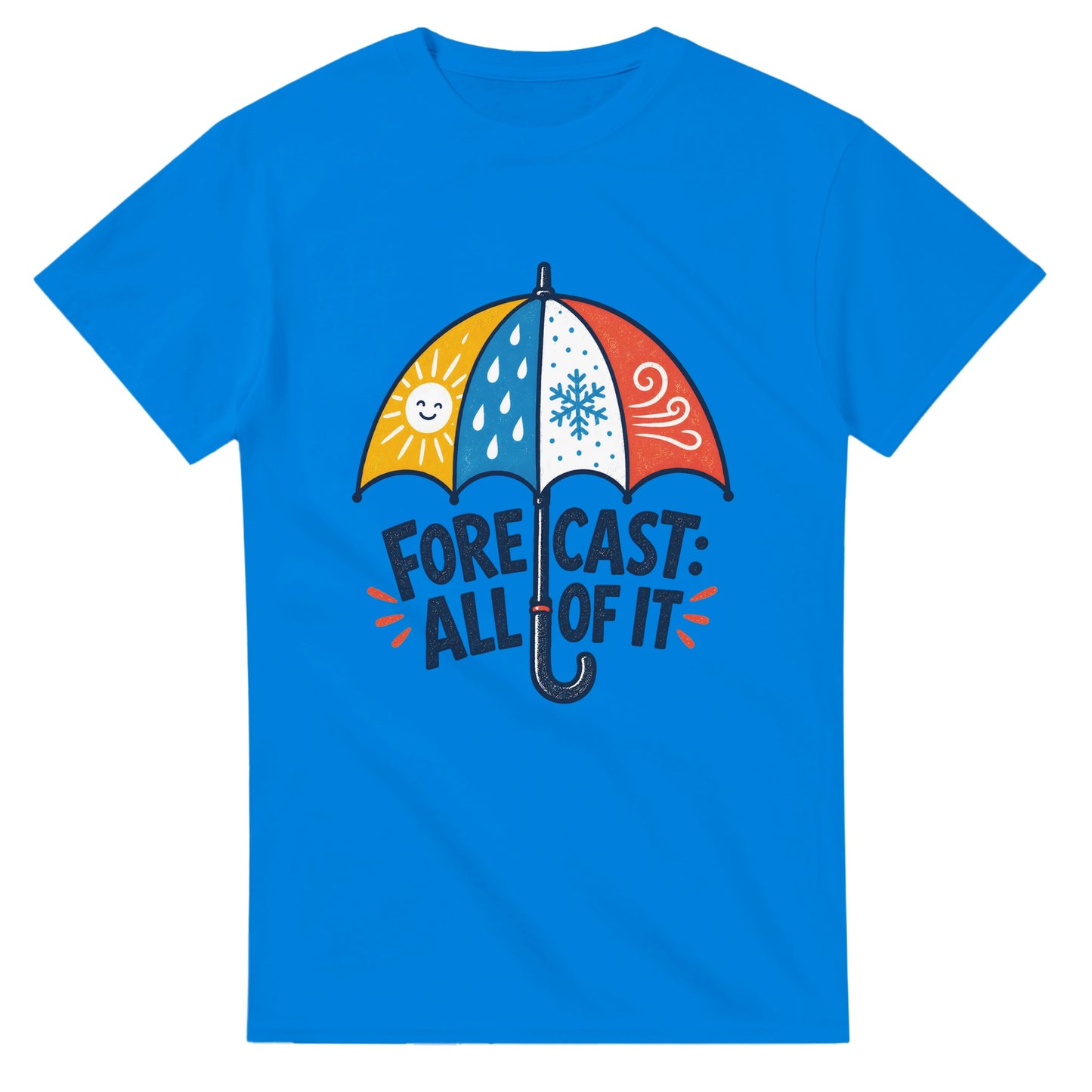 Forecast: All of It British Weather Graphic T-shirt — product view 2