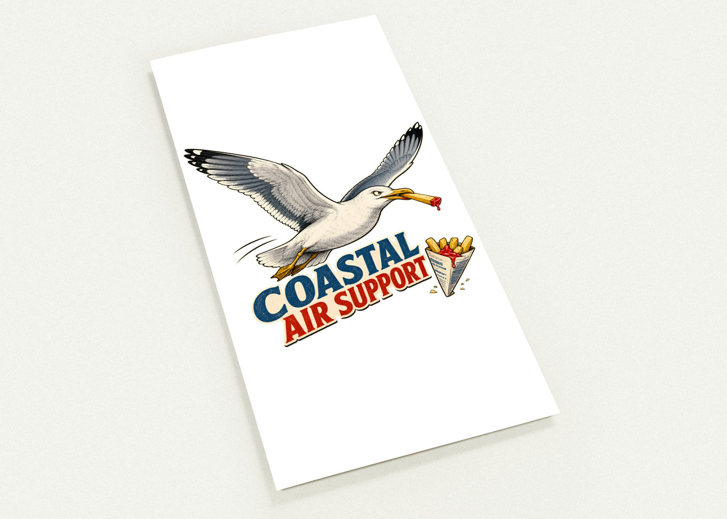 Coastal Air Support Seagull Graphic Postcard Pack — product view 1