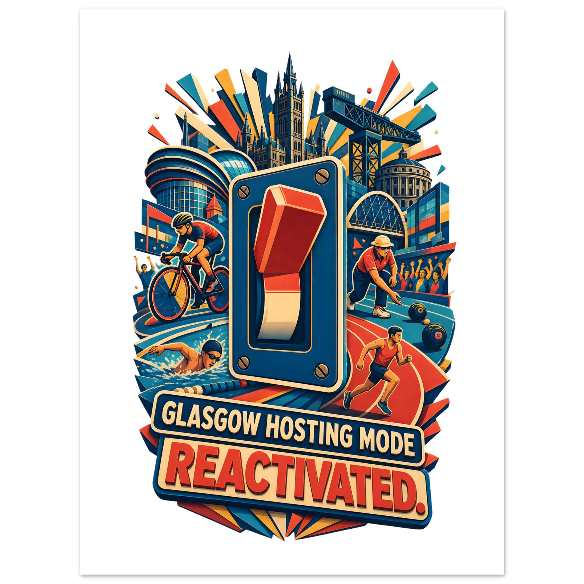 Glasgow Hosting Mode — Reactivated Poster — product view 5