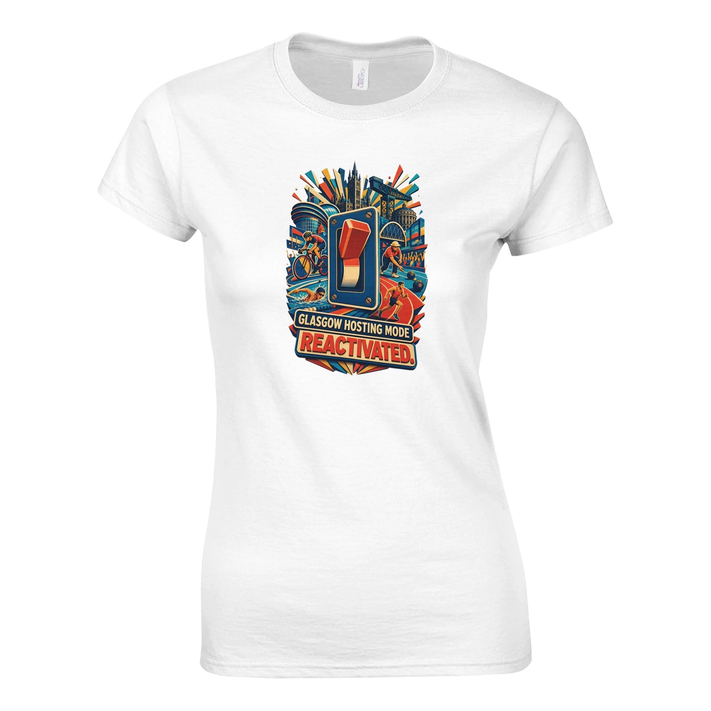Glasgow Hosting Mode — Reactivated Women's T-shirt — product view 1