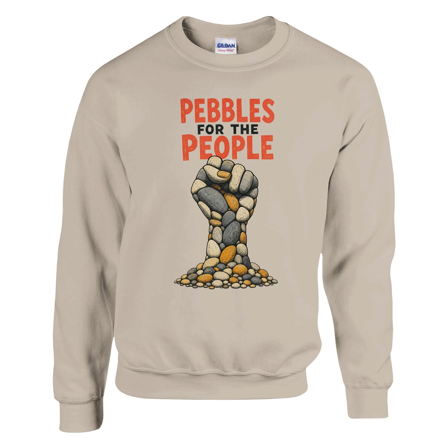 Pebbles for the People Graphic Sweatshirt — product view 6