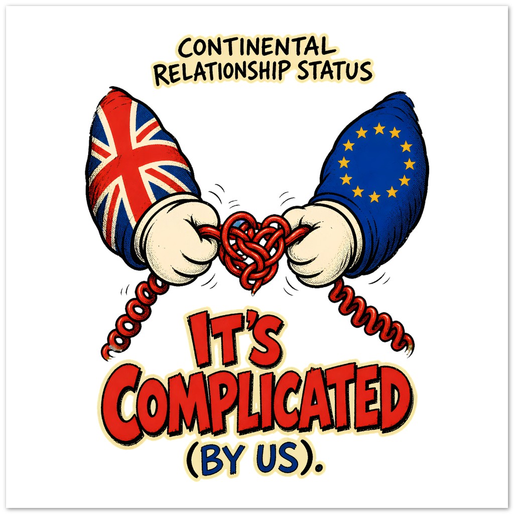 It's Complicated (By Us) UK–EU 1990s Cartoon Greeting Card Pack — product view 3