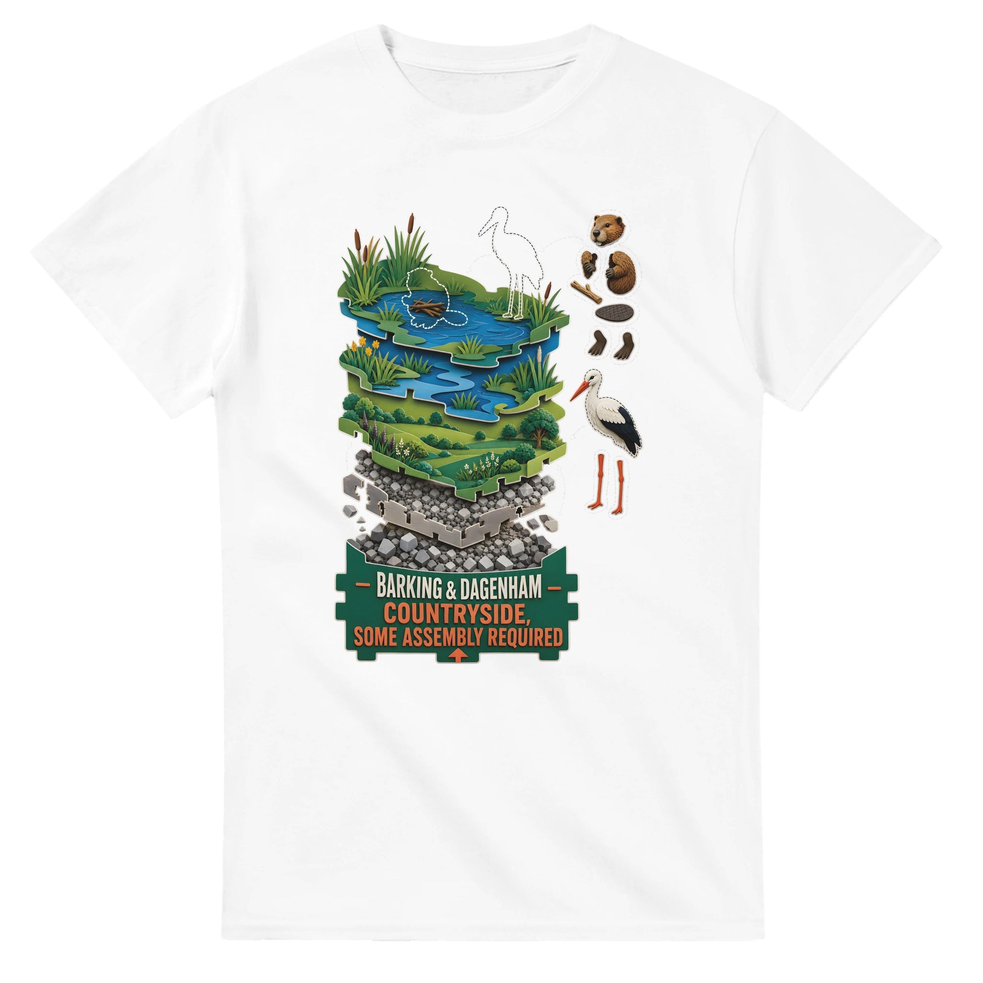 Barking & Dagenham Countryside T-shirt — product view 1