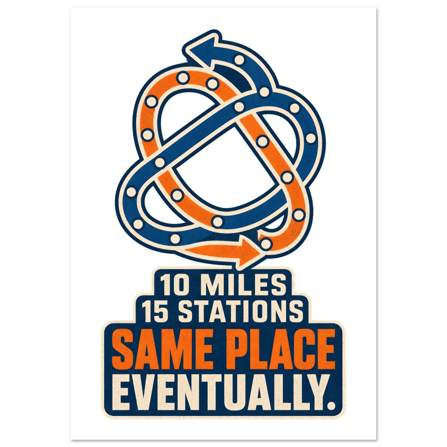Glasgow Same Place Eventually Poster — product view 1