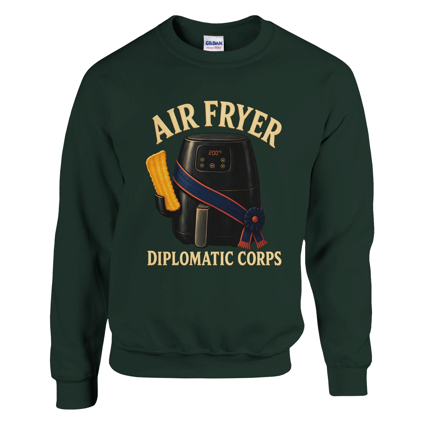 Air Fryer Diplomatic Corps Sweatshirt — product view 4