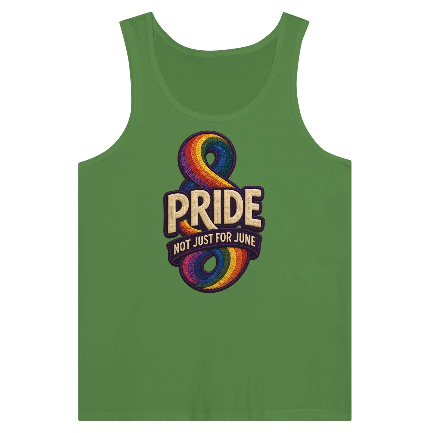 Pride: Not Just for June Premium Unisex Tank Top — product view 13