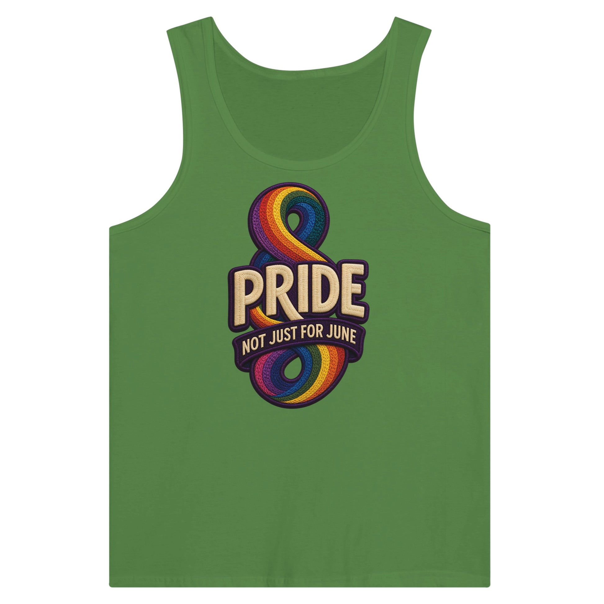 Pride: Not Just for June Premium Unisex Tank Top — product view 13