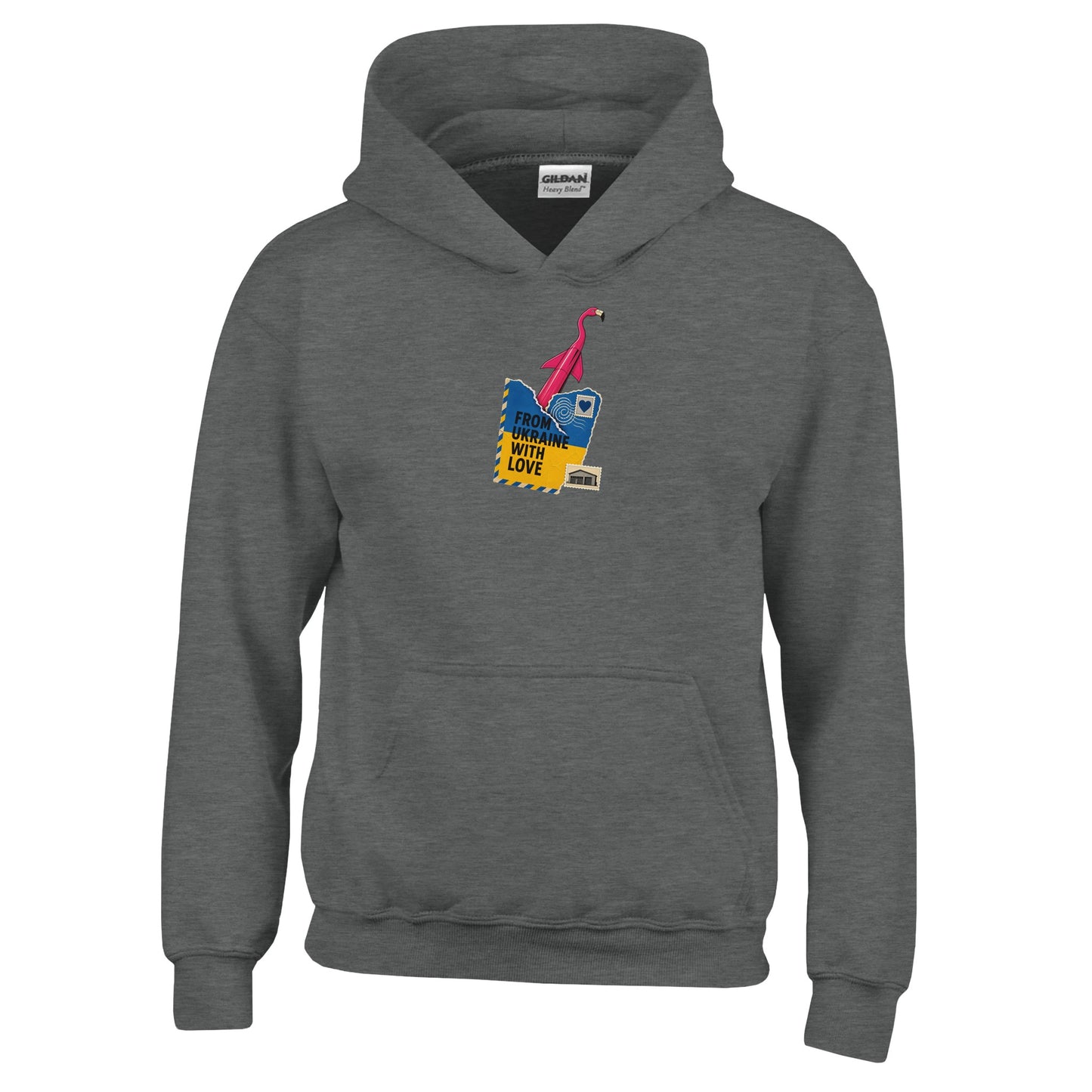 From Ukraine With Love Kids' Hoodie — product view 2