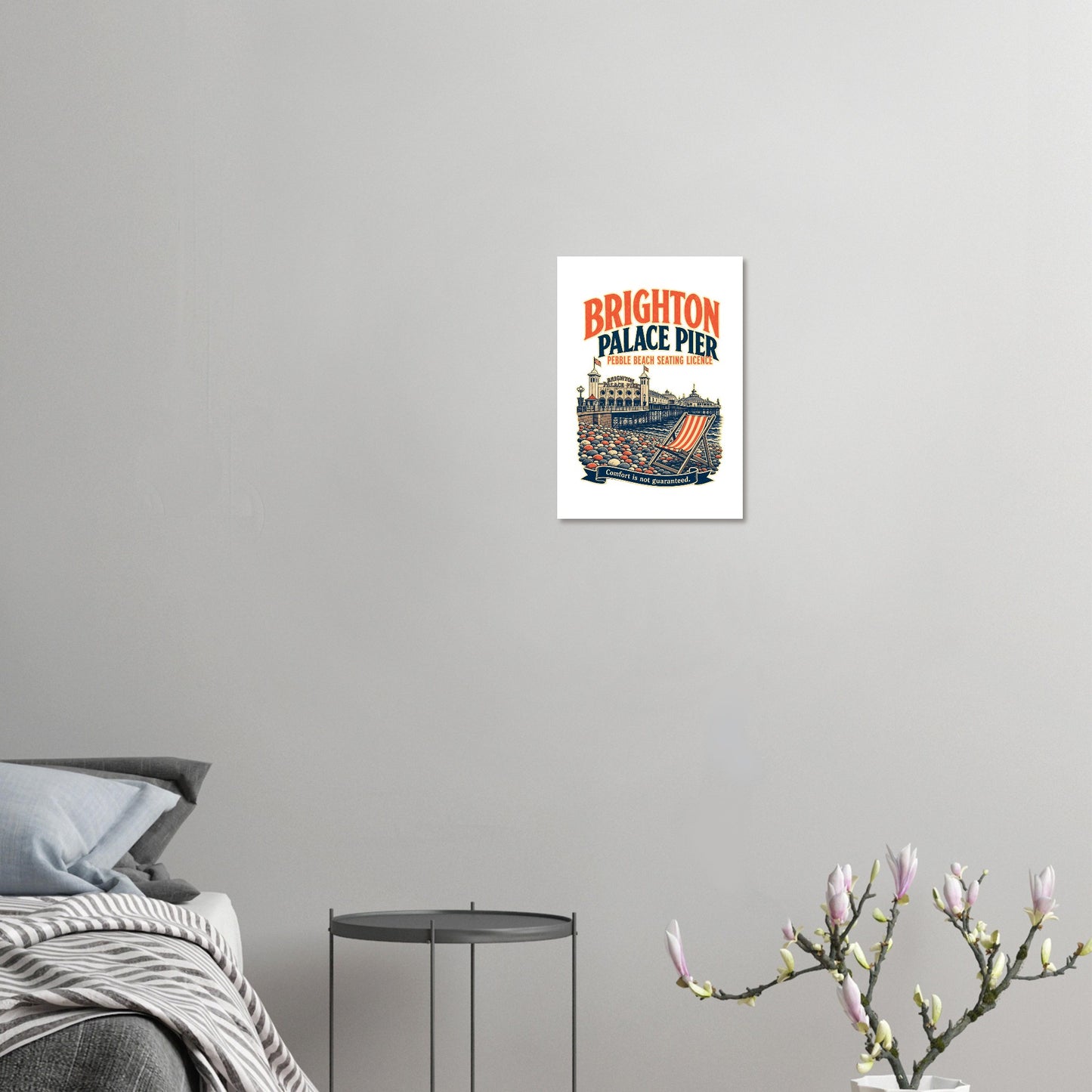 Brighton Pebble Beach Seating Licence Poster — product view 7