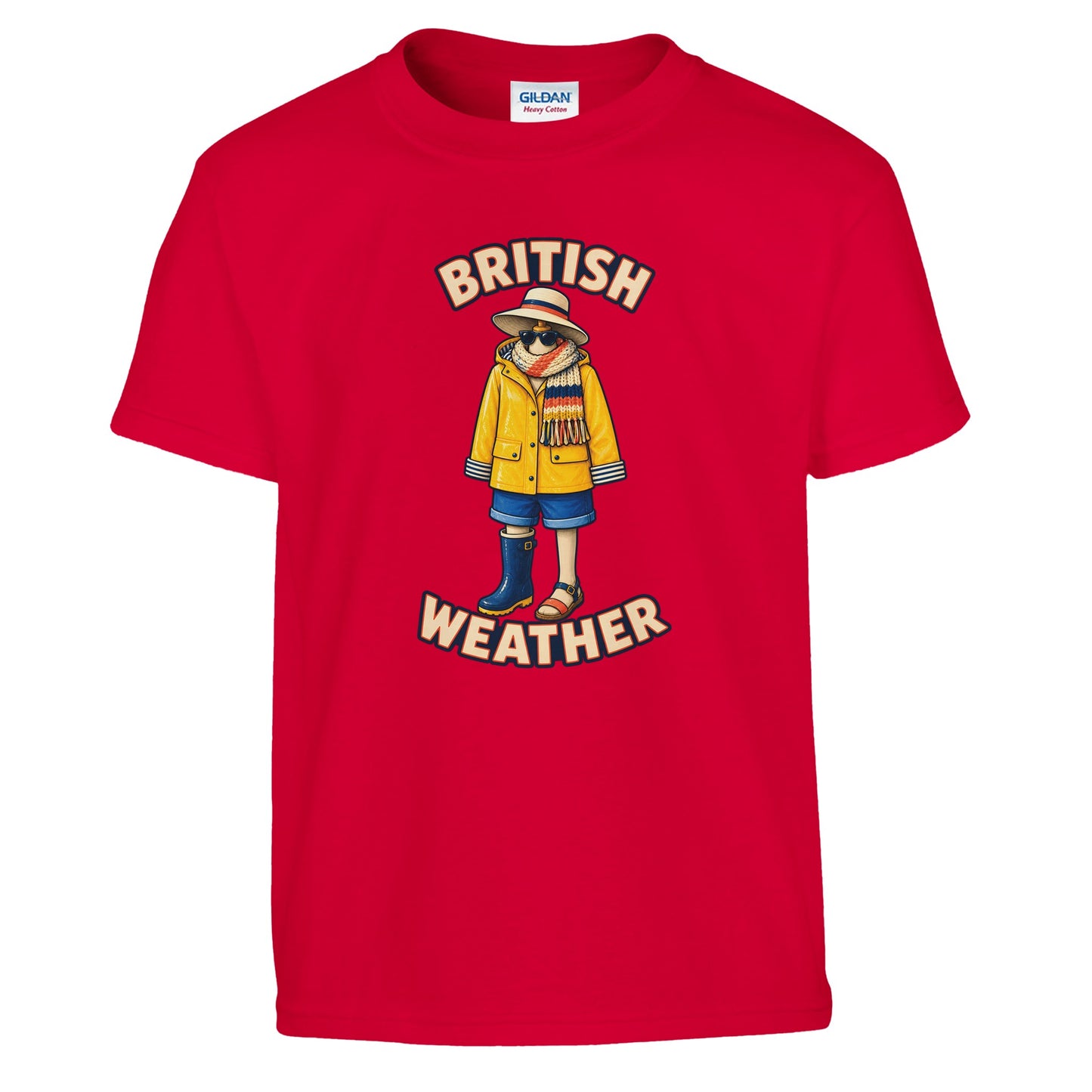 British Weather All-Weather Outfit Kids' T-shirt — product view 5