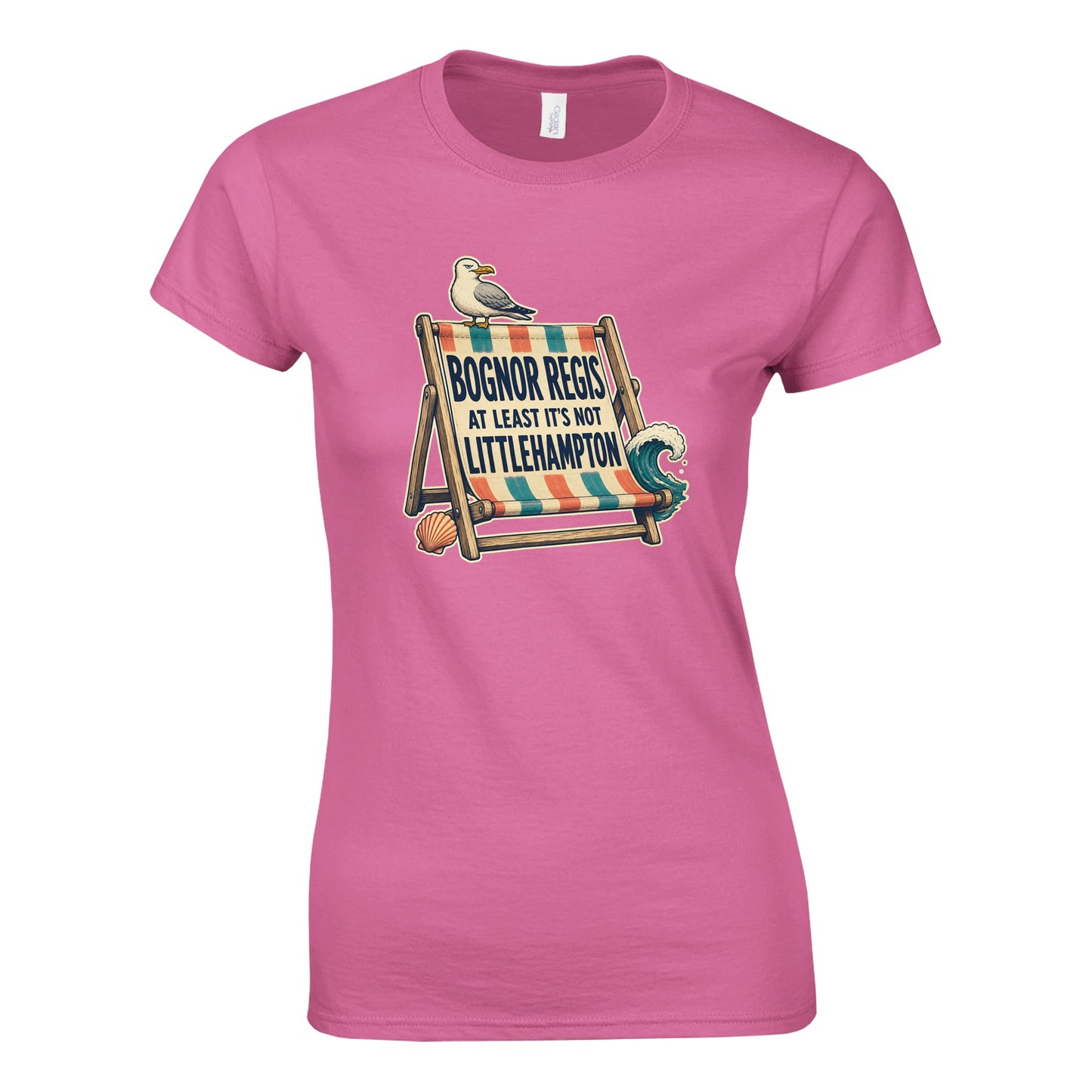 Bognor Regis — At Least It's Not Littlehampton Women's T-shirt — product view 3